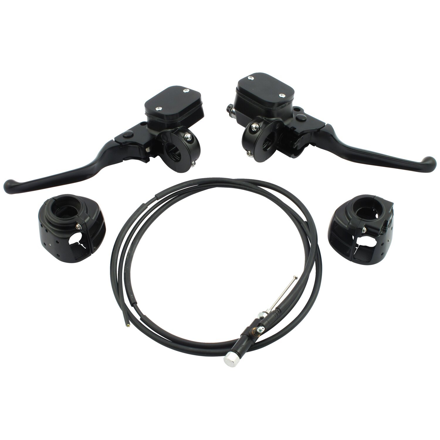 Handlebar control hydr. Clutch conversion kit, Black