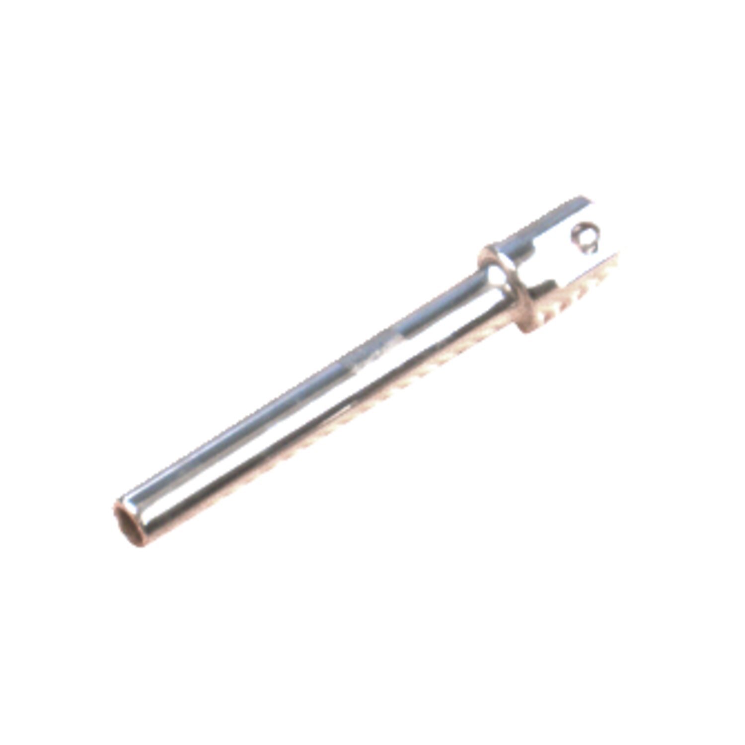 Clevis, rear brake rod, Unpainted, Chrome