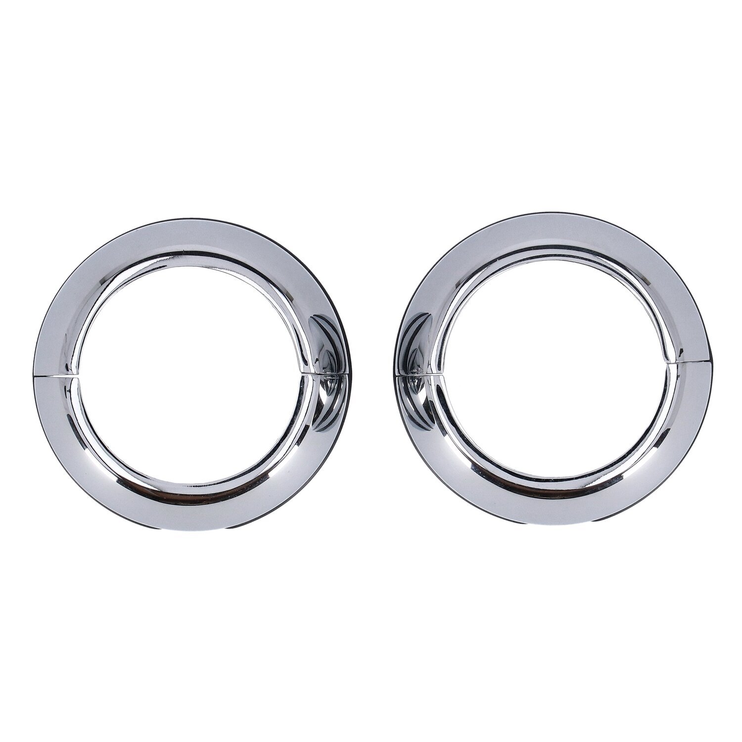 2-piece chrome fork boot covers