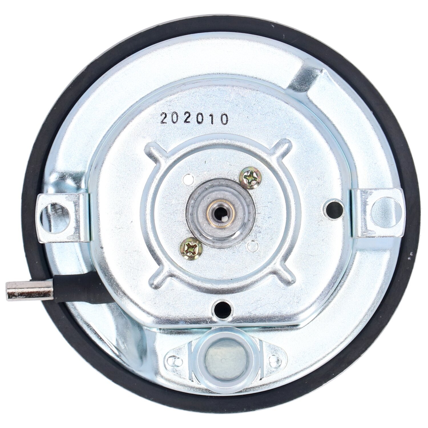 FL speedometer, '41-45 face', silver/black. 1:1 mph, Polished