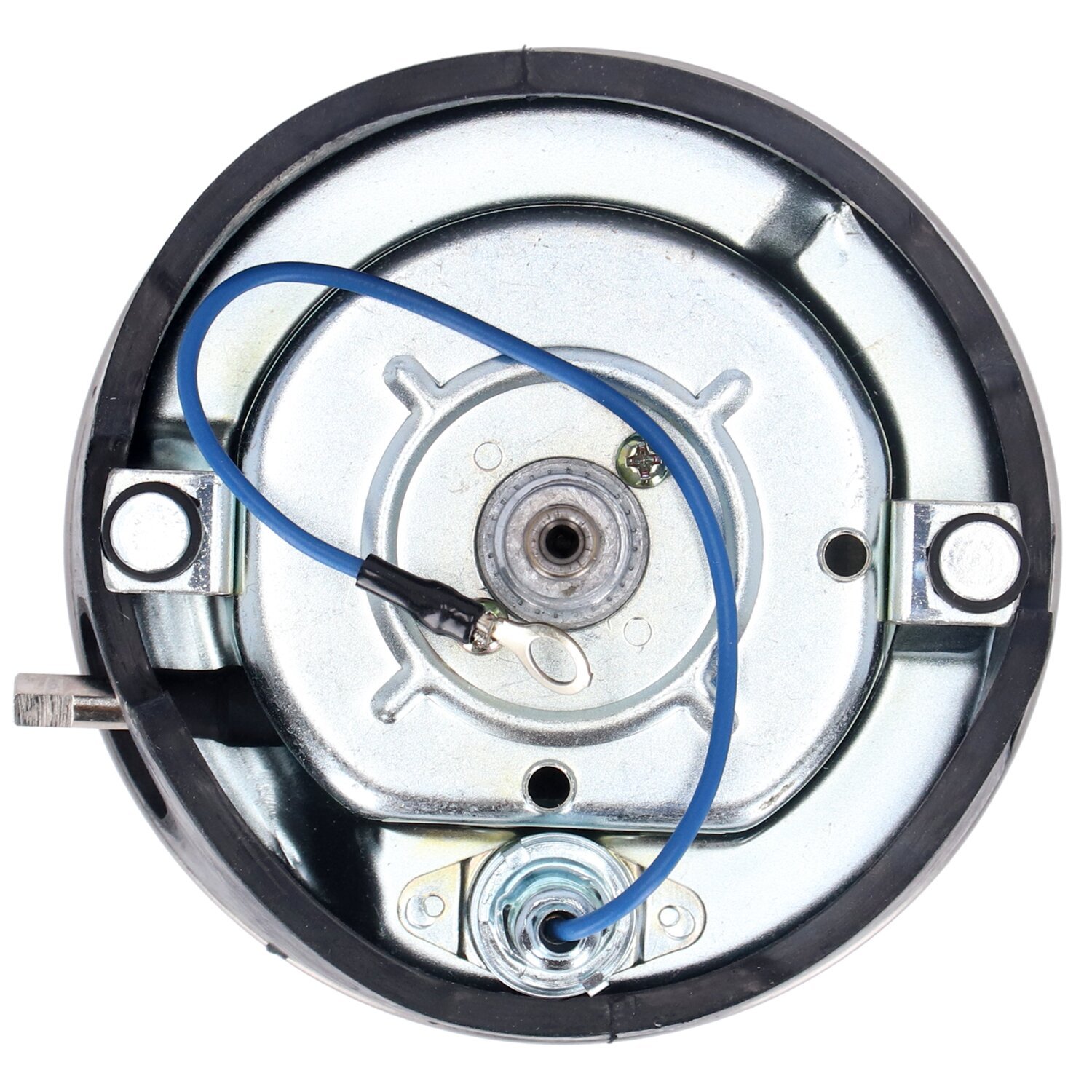 FL speedometer, '41-45 face', silver/black. 2:1 mph, Polished