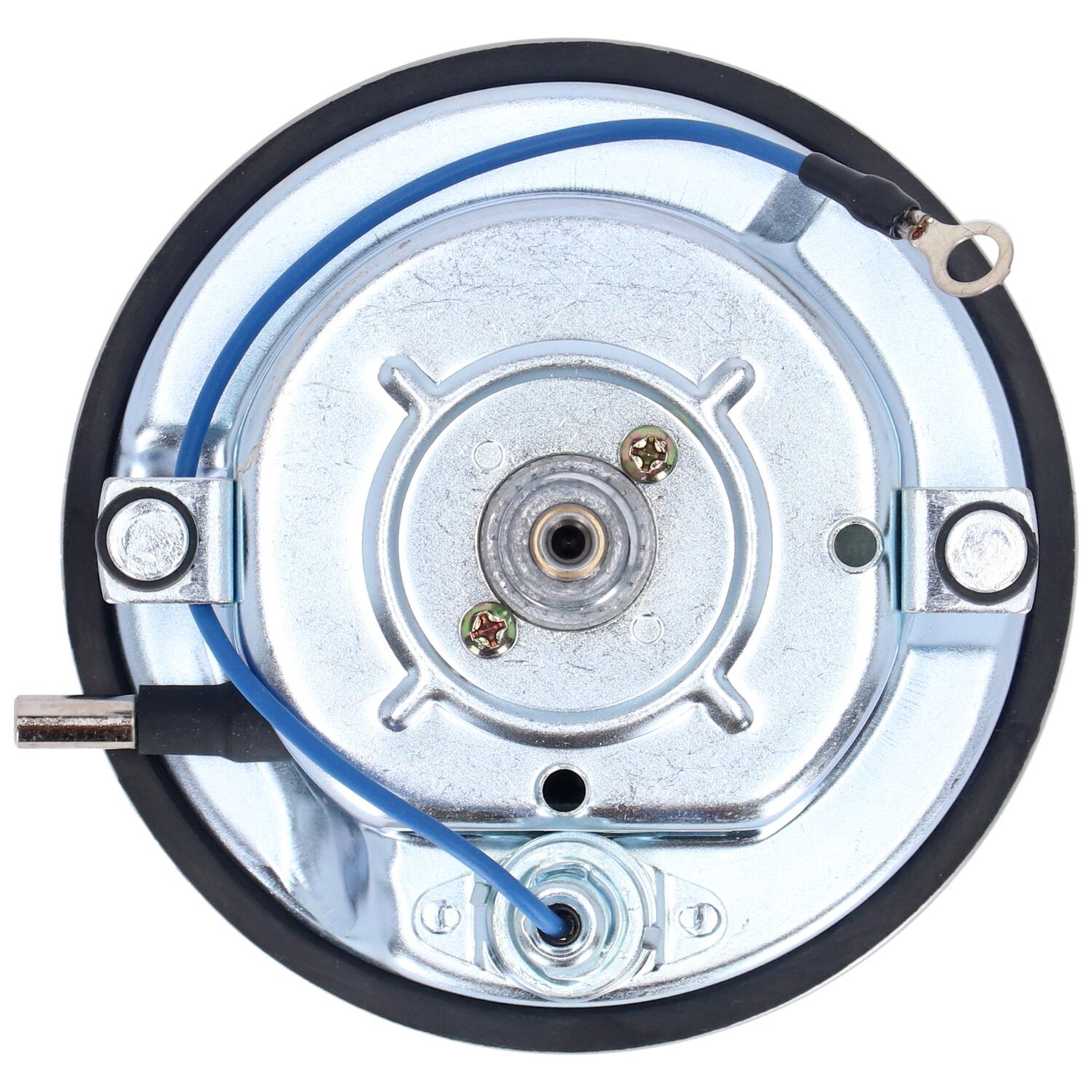 FL speedometer, '46-47 face', silver/black. 1:1 mph, Polished