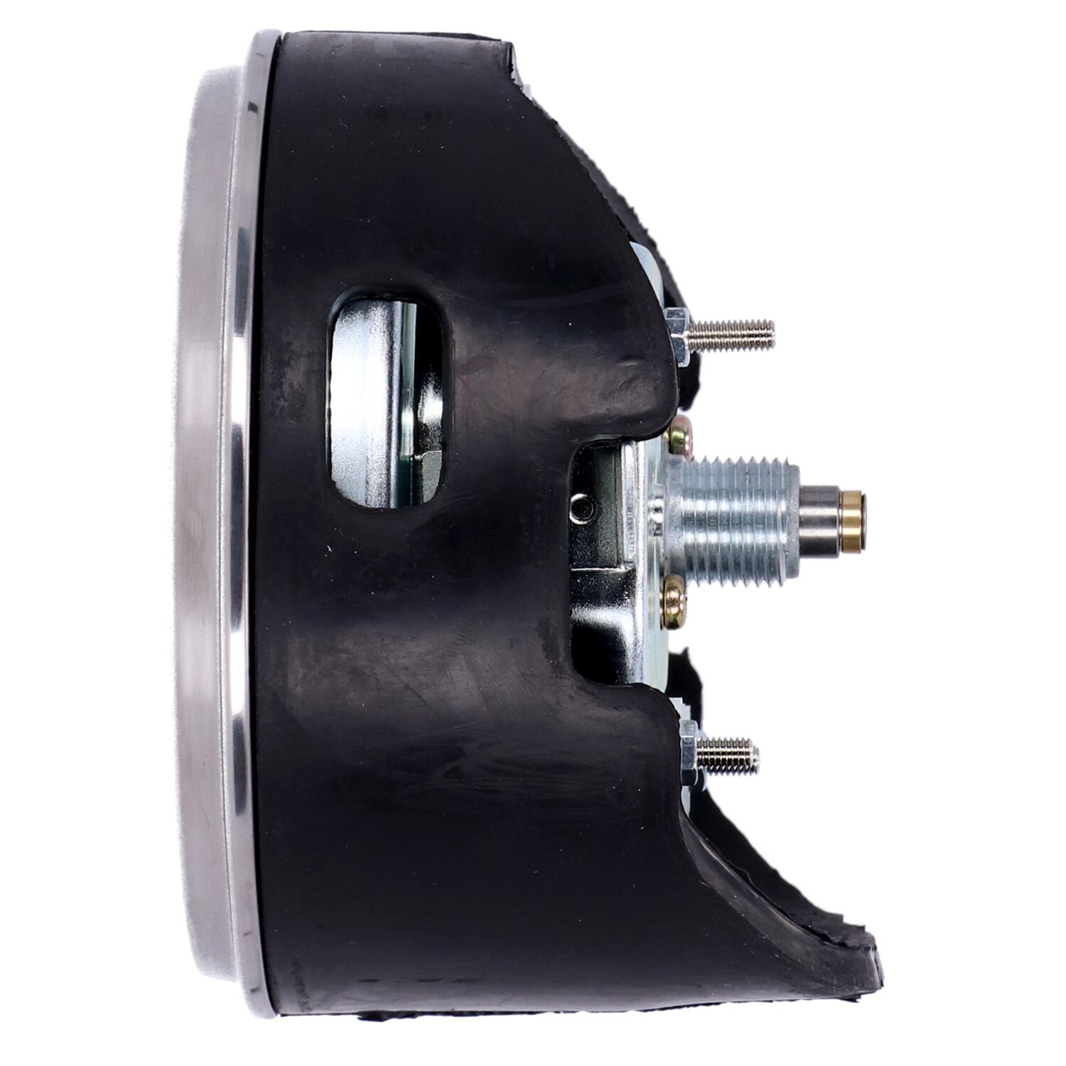 FL speedo/tachometer, '73-84 face', black. 2:1 kmh