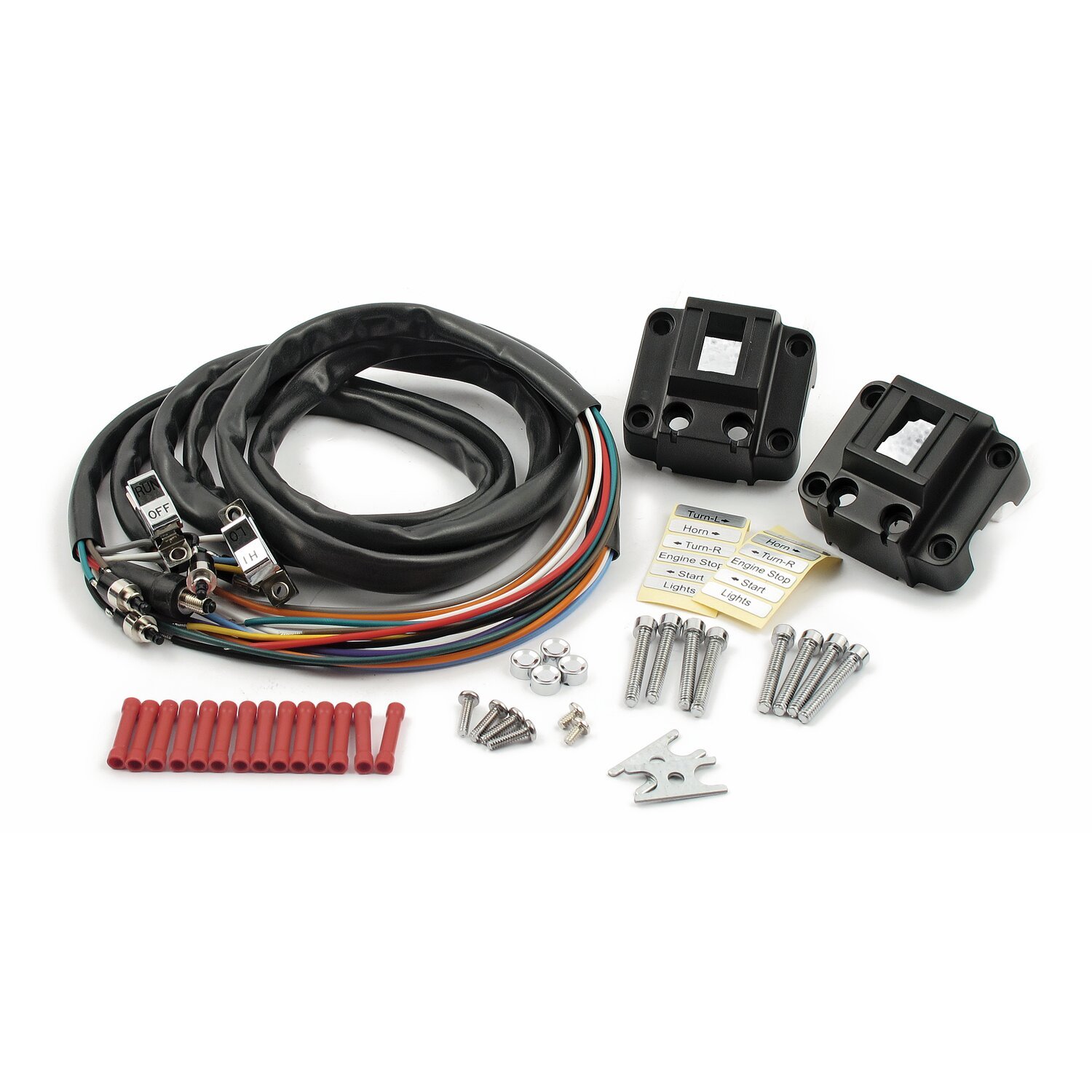 Handlebar switch housing kit, Black