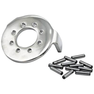 Installs below lower fork stem bearing