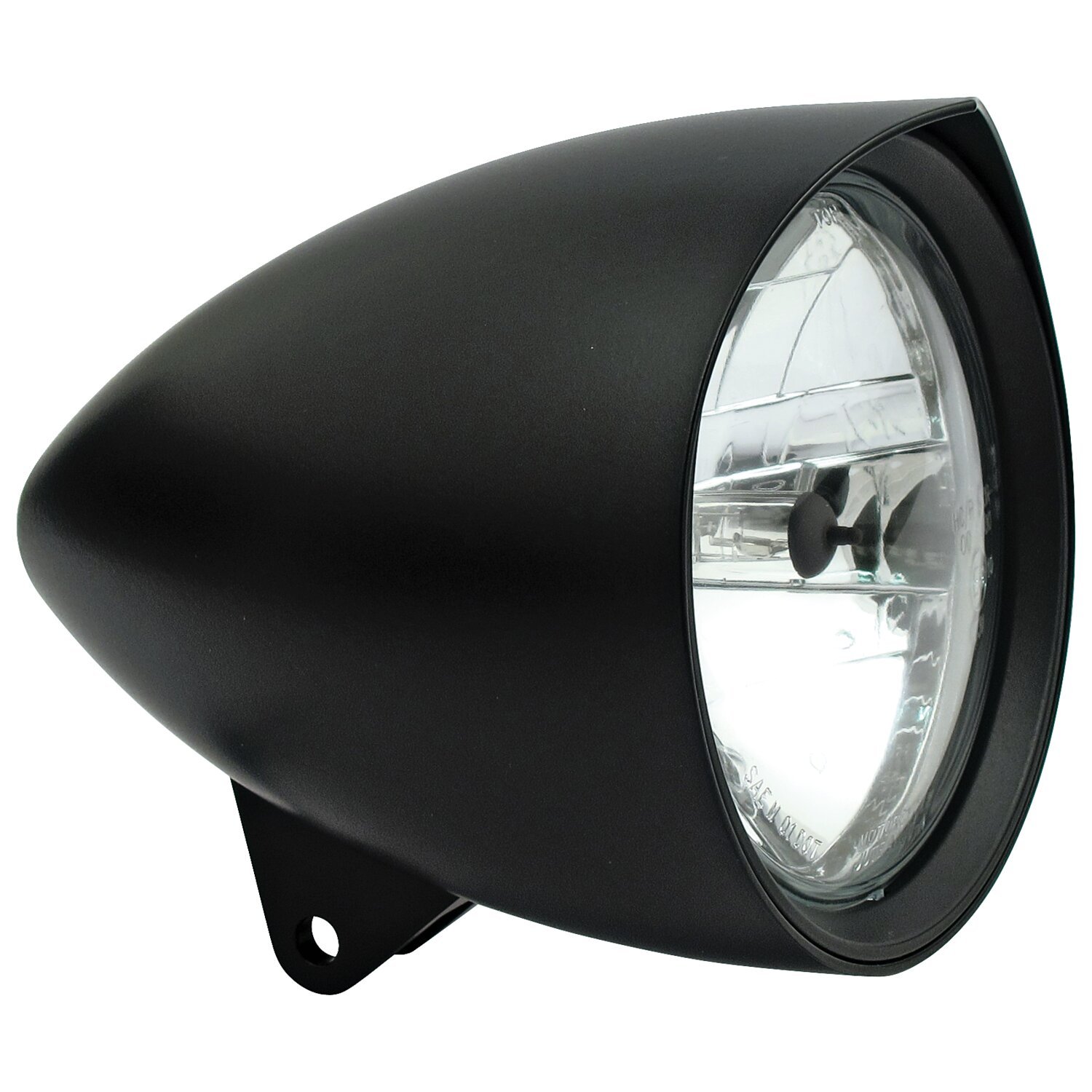 Smoothie 5-3/4" headlamp with peak visor, Black, Matte