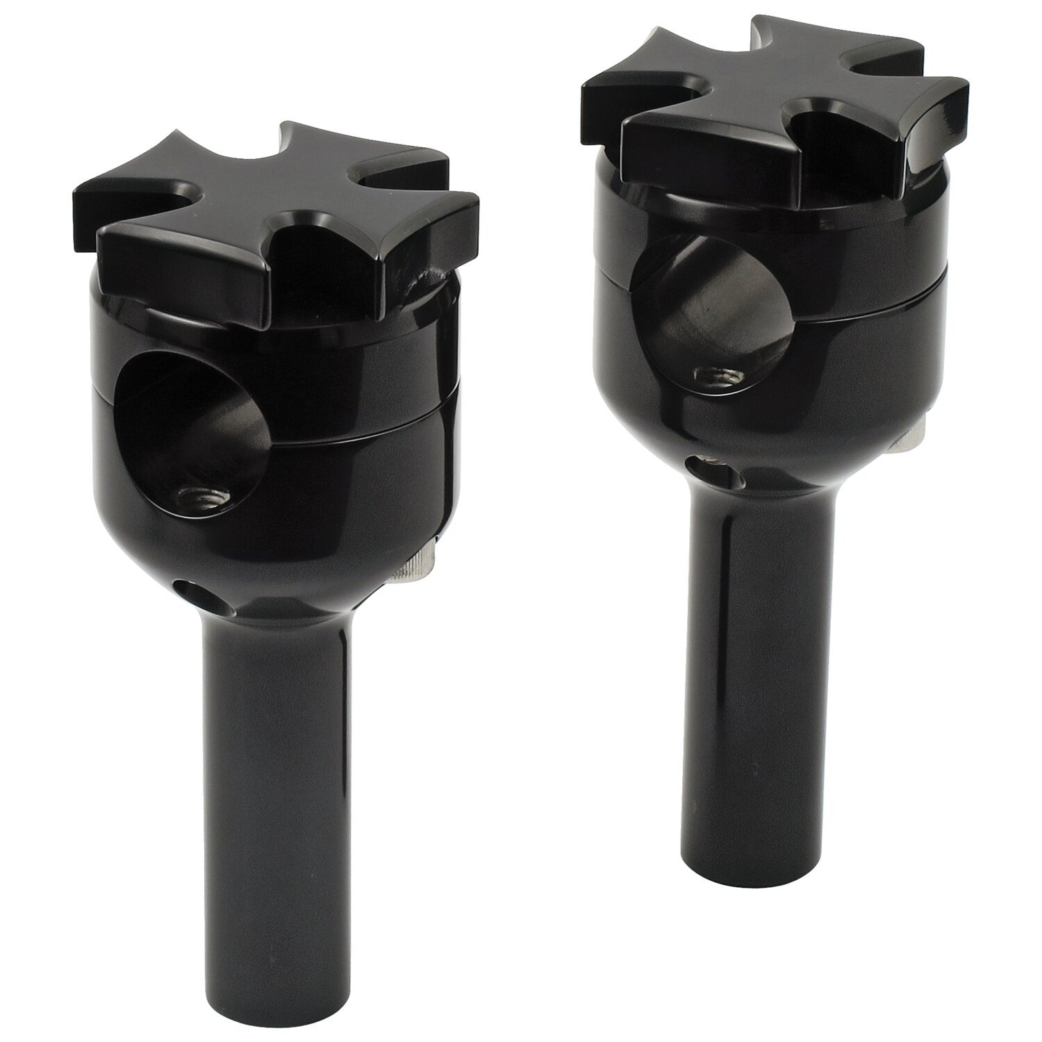 Maltese riser set. 4" rise, Black, Powder Coated