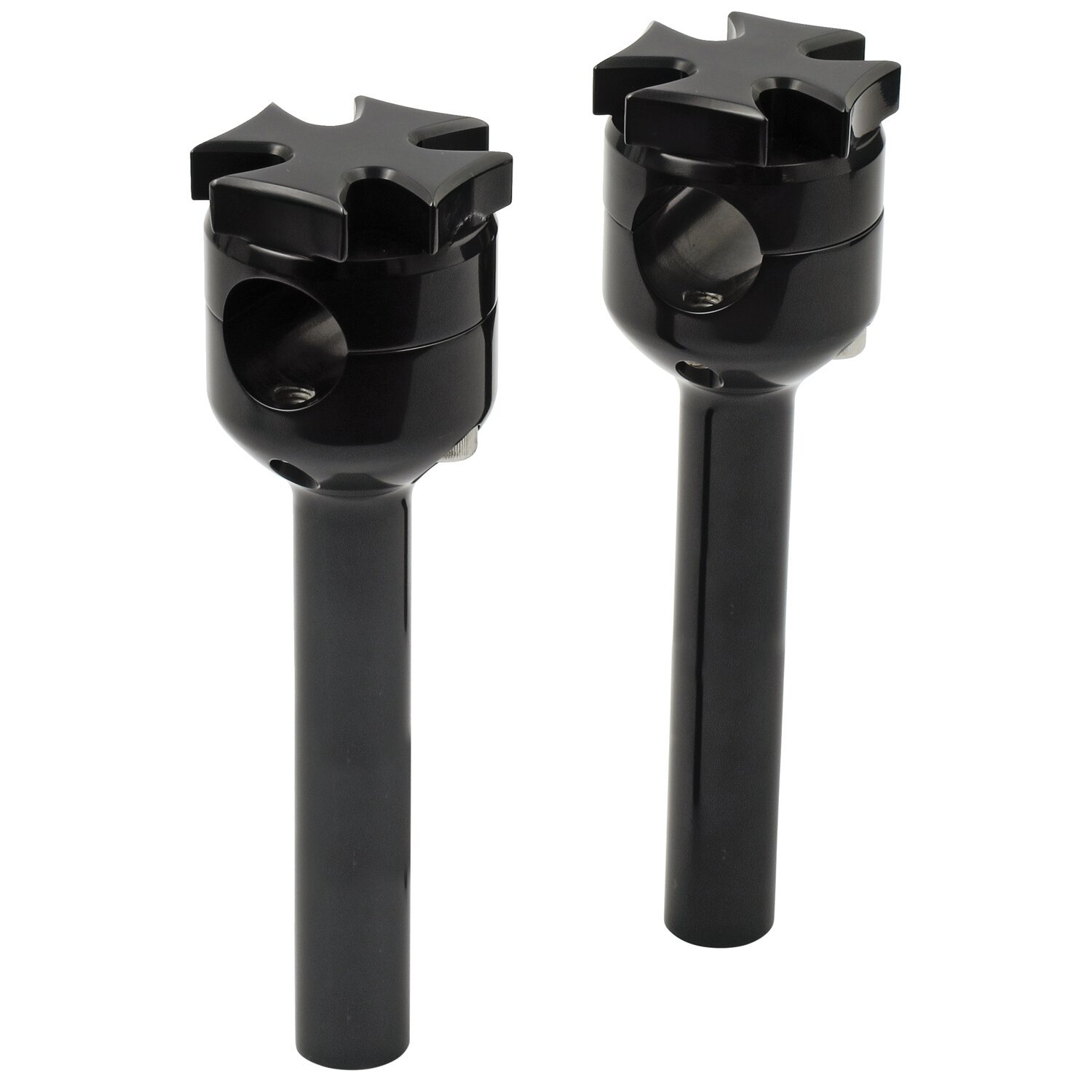 Maltese riser set. 6" rise, Black, Gloss