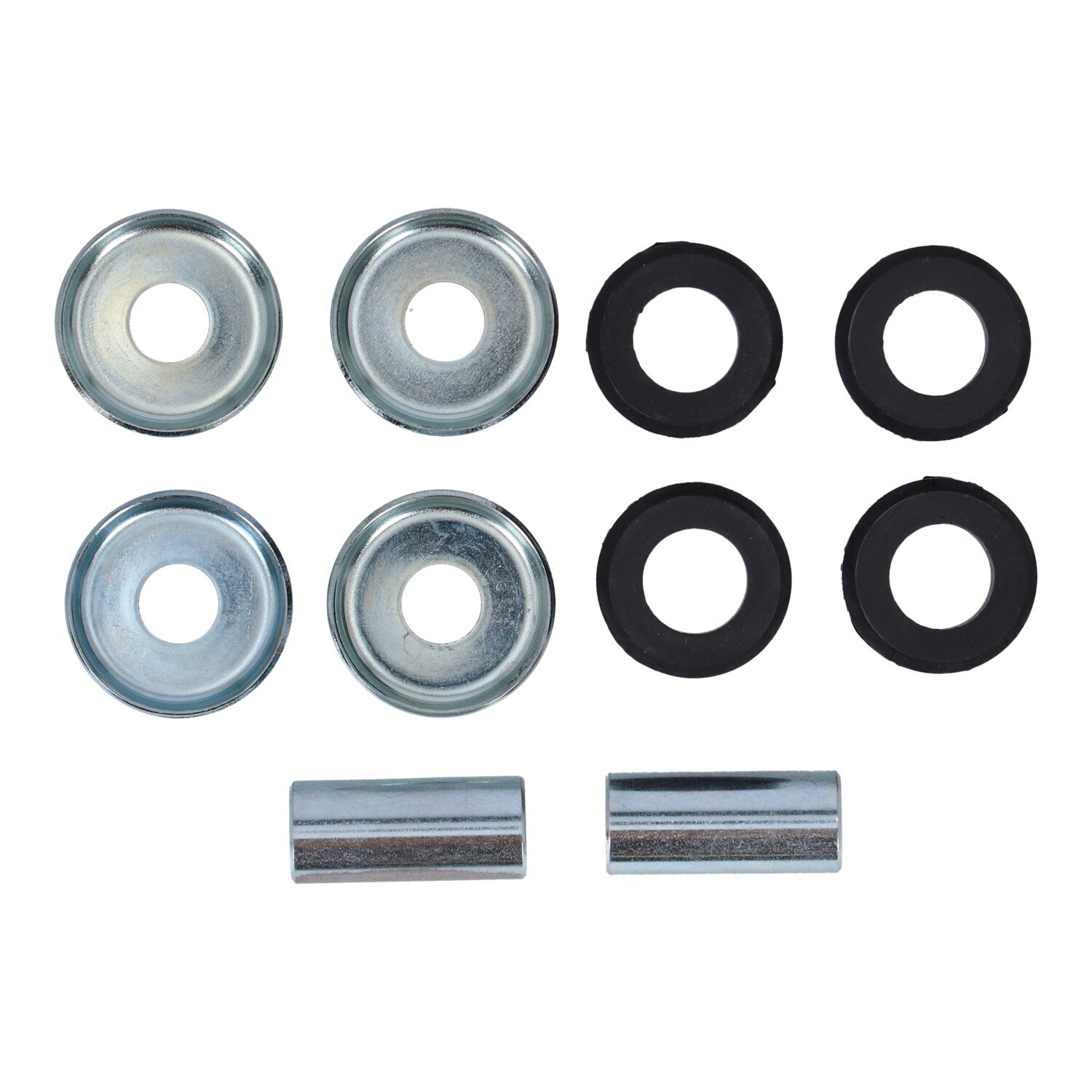 Paughco, Handlebar bushings kit, Black, Chrome