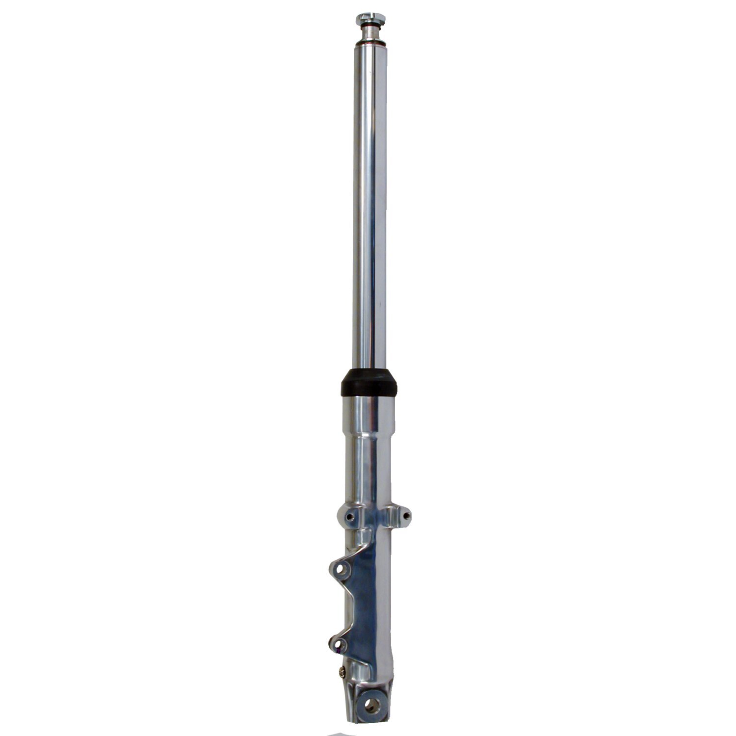 86-99 FXST fork tube & slider assembly set. std length dd, Chrome