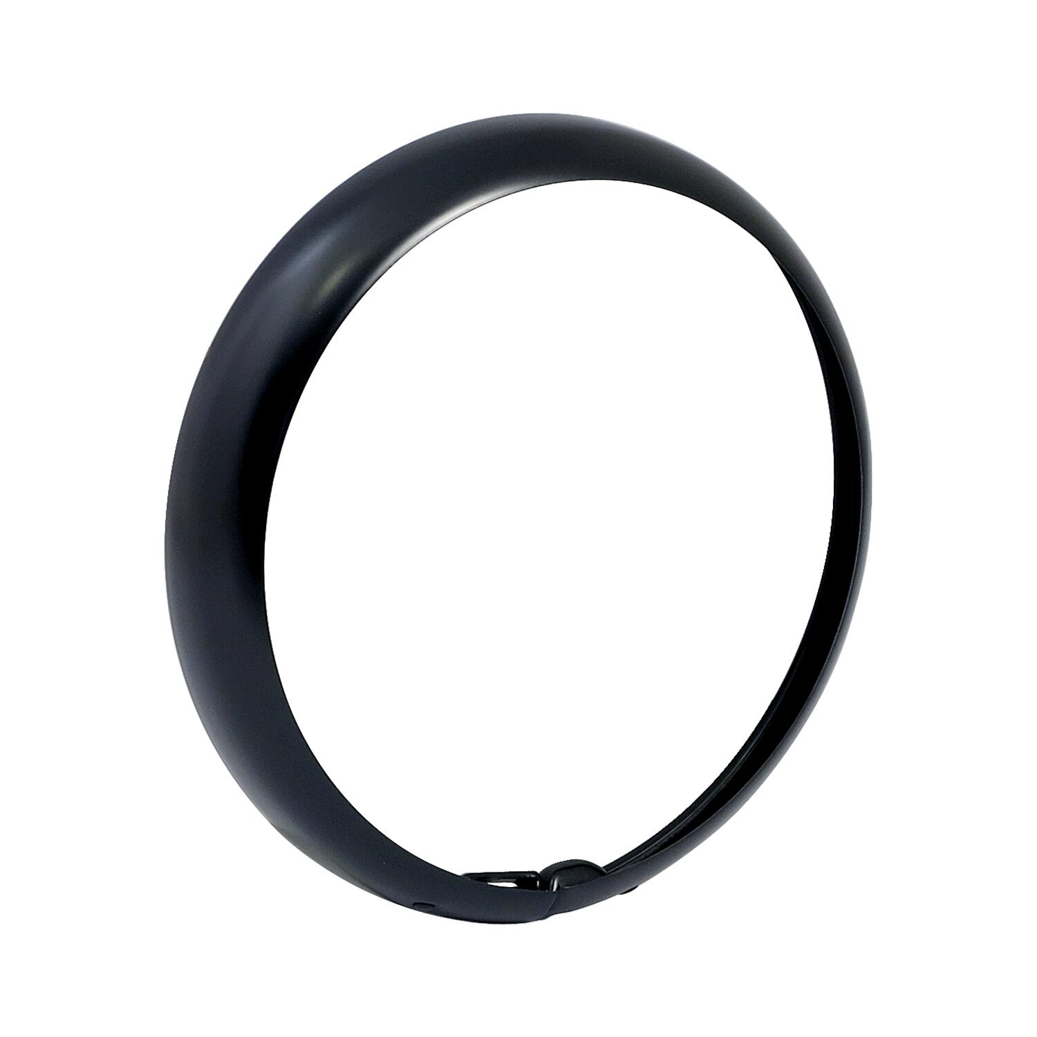 Outer trim ring, 7" hydra headlamp, Black, Satin
