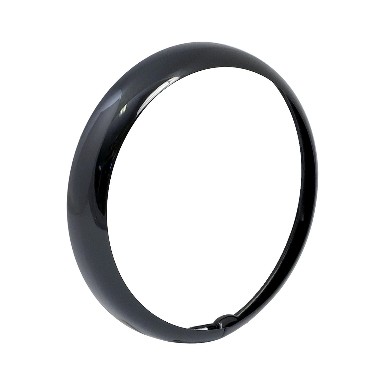 Outer trim ring, 7" hydra headlamp, Black, Gloss