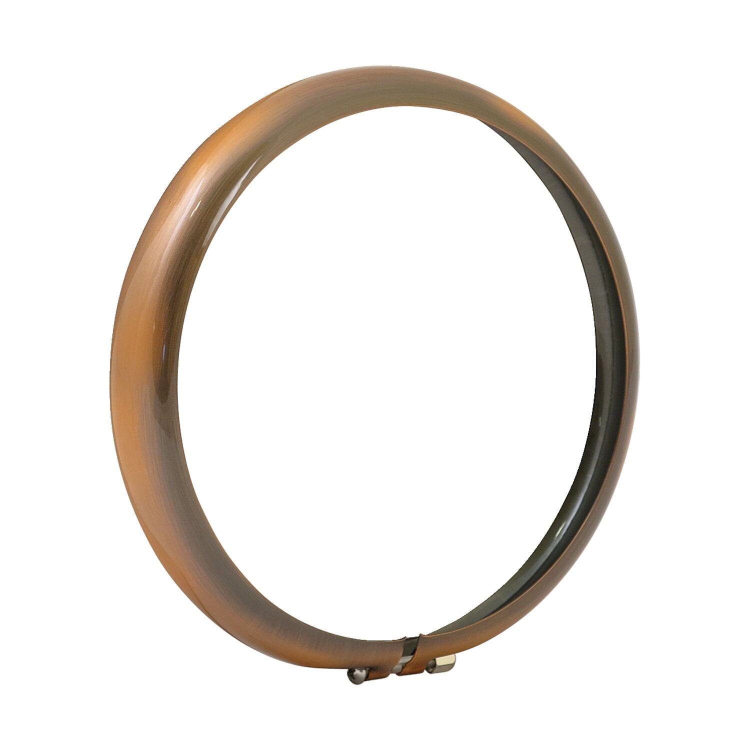 Headlamp trim ring. 5-3/4". Copper plated