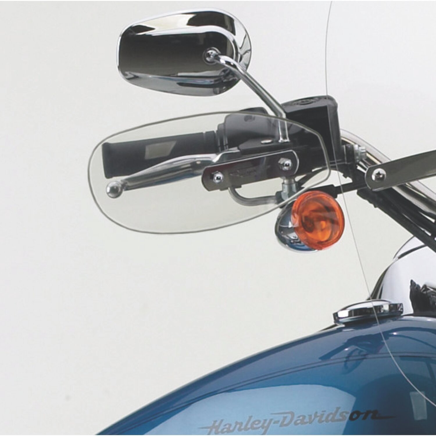 National Cycle, hand deflectors, light tint. Slim size, Gray