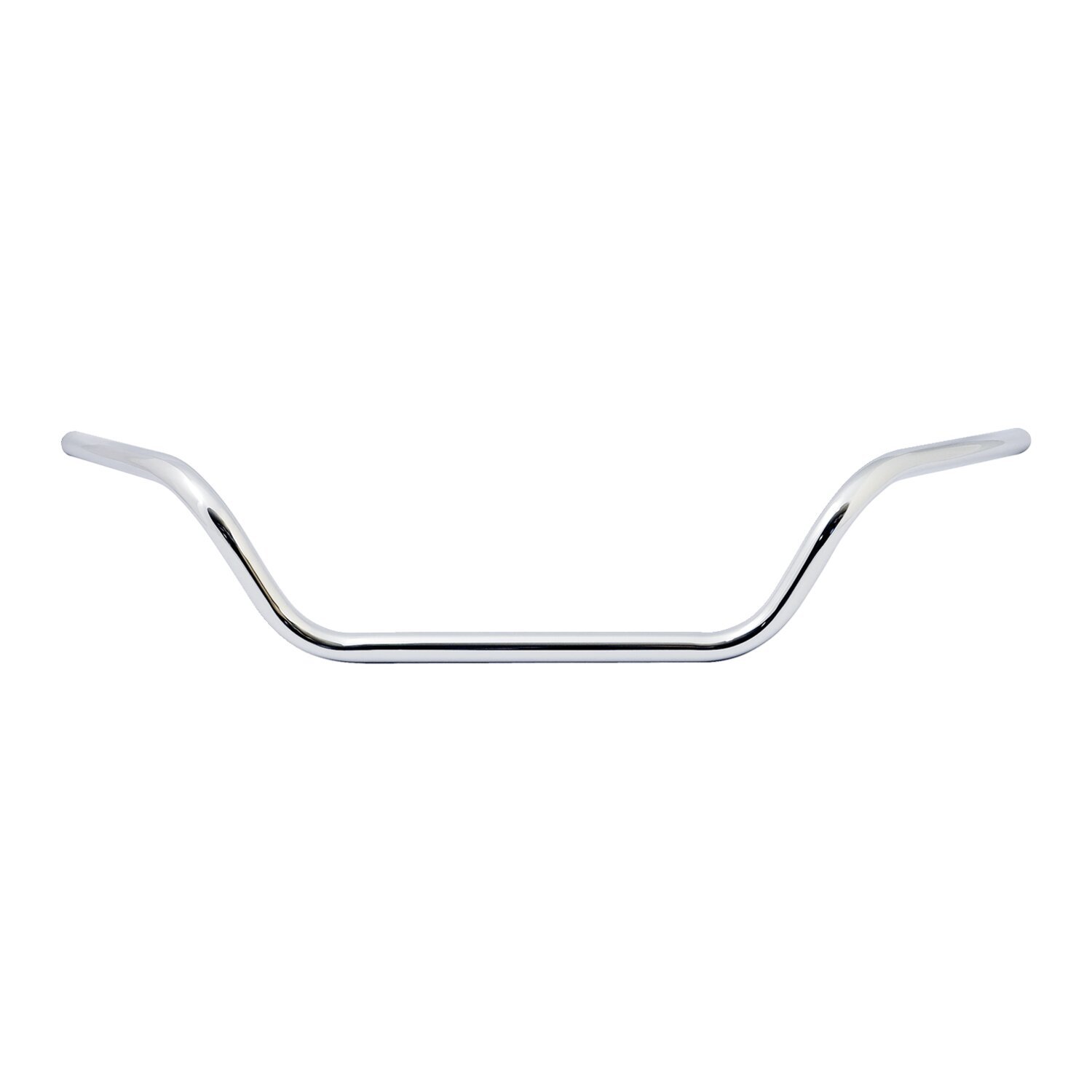 Dresser style handlebar 1, Silver, Chrome