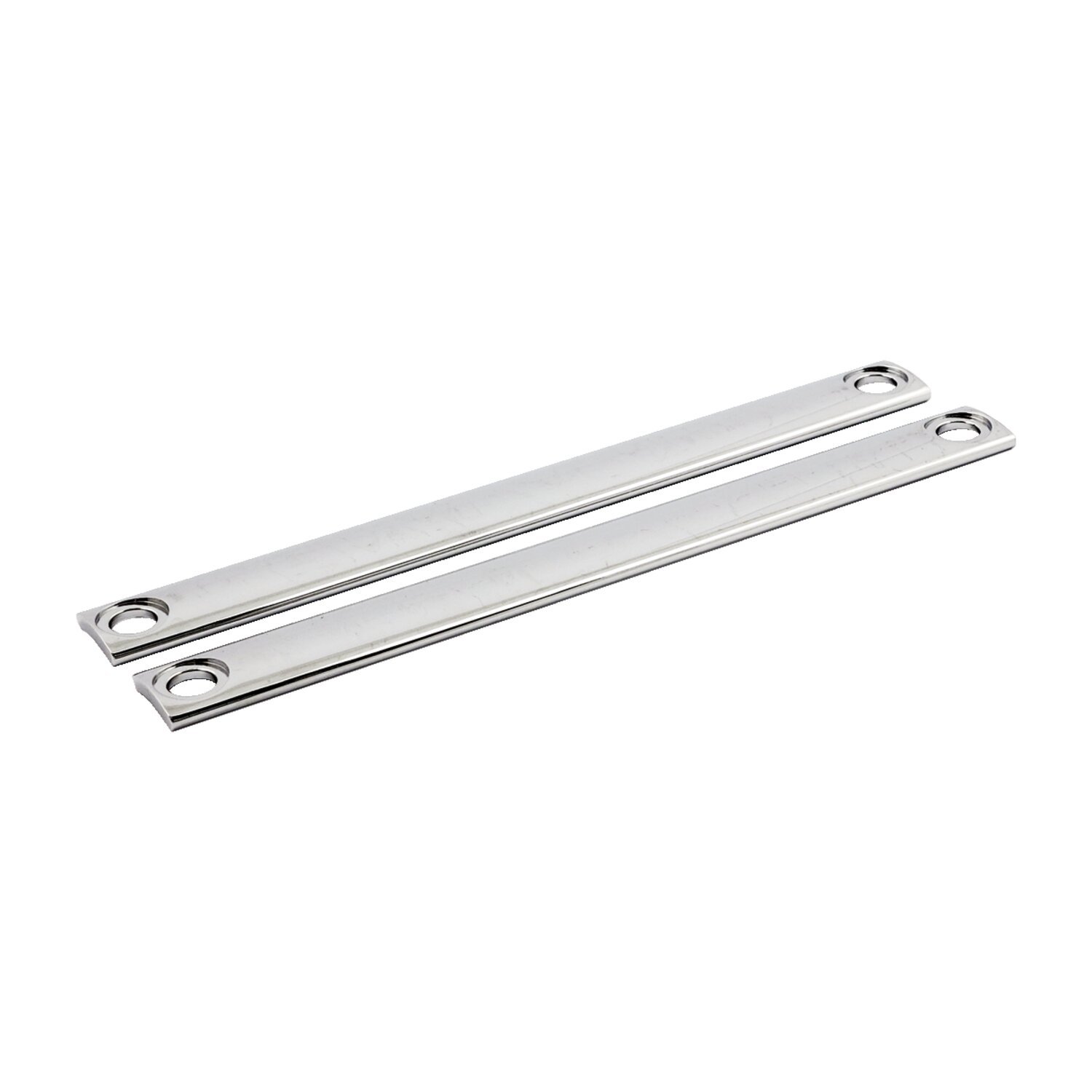 Fork cover accent strips, Chrome
