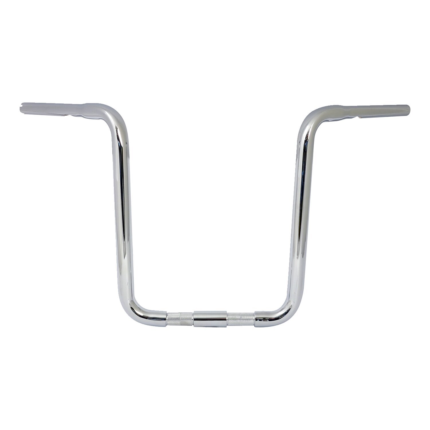 1-1/4" springer Apehanger, 17" rise, Silver, Chrome