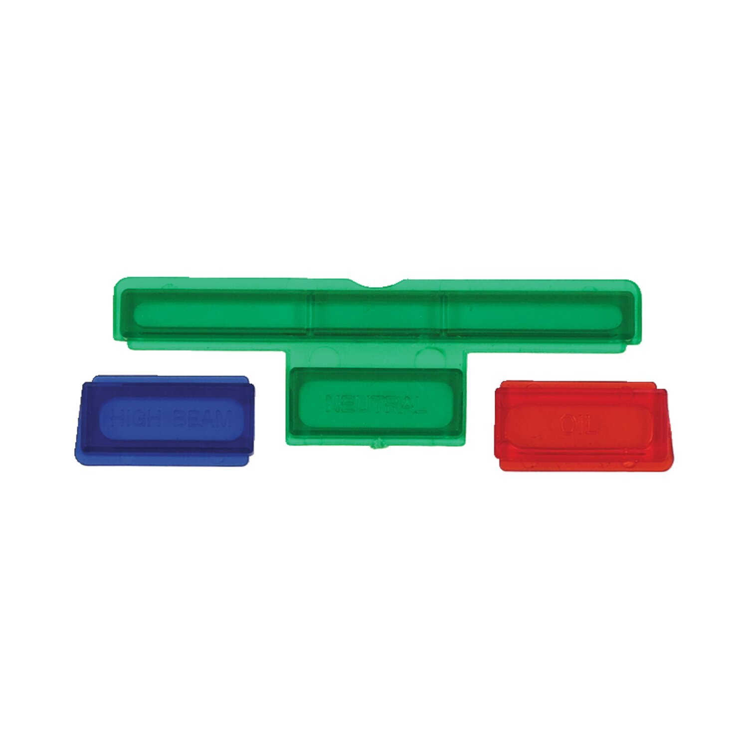 Lens kit only for die-cast dash, without 'chock' print