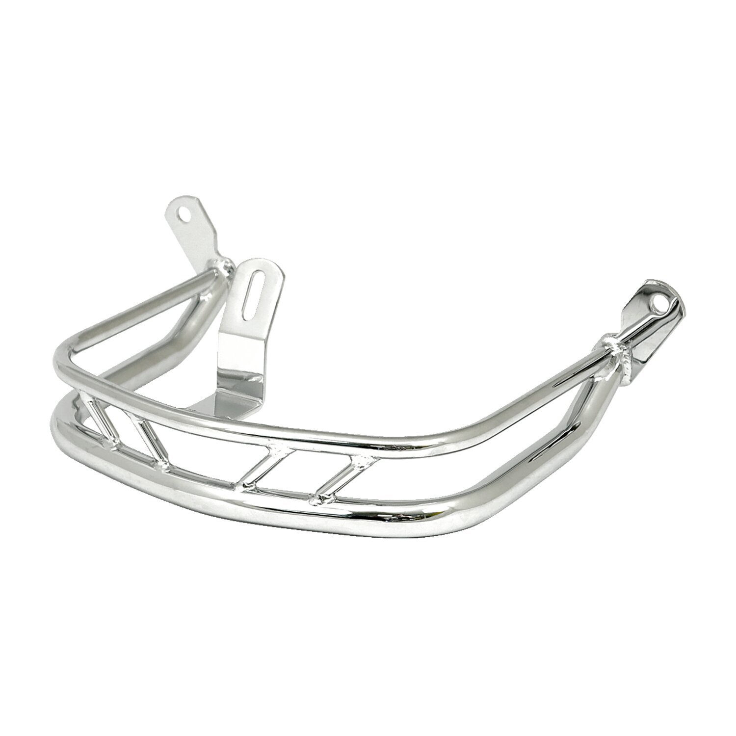 Touring fender rail, rear, Chrome