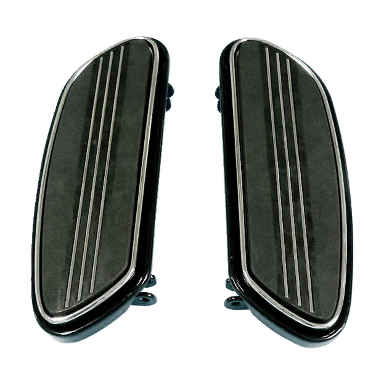 Runway rider floorboards, std. length, Black