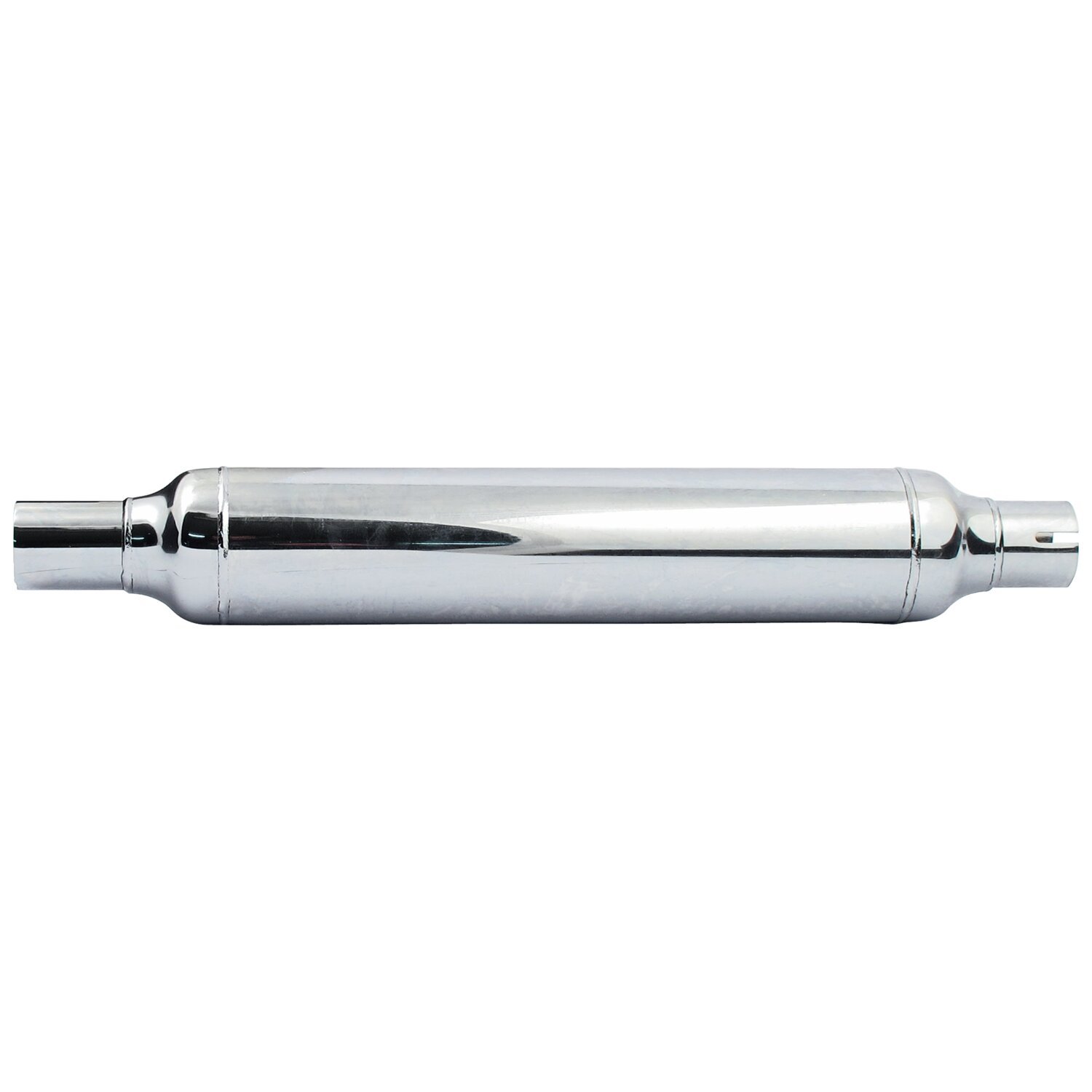 58-E78 OEM style Cigar type muffler 22" long, Chrome