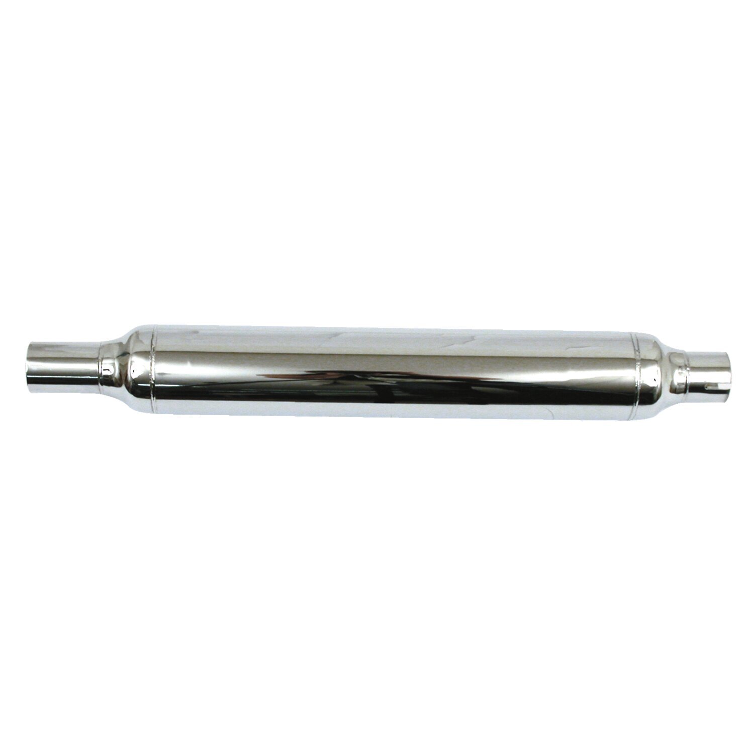 58-E78 OEM style Cigar type muffler 25" long, Chrome