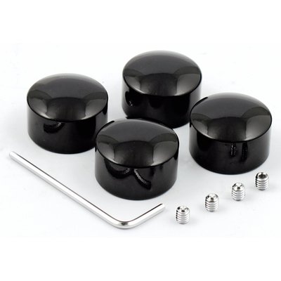 These covers fit over the head bolts of Evolution Big Twin and Sportster models. Easy install and secures with internal allenhead (socket head) set screws.
