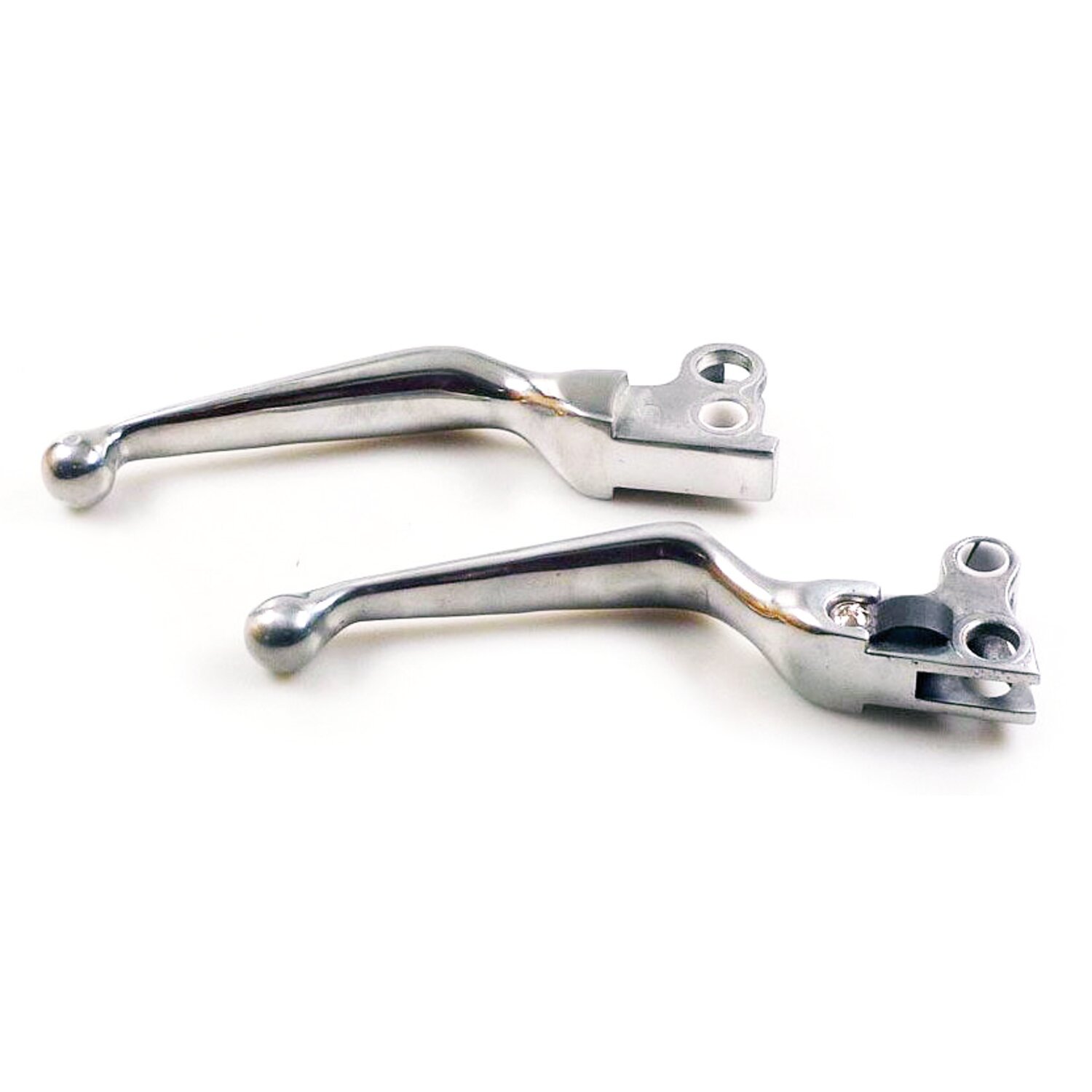 Handlebar lever set, 93-up style, Polished