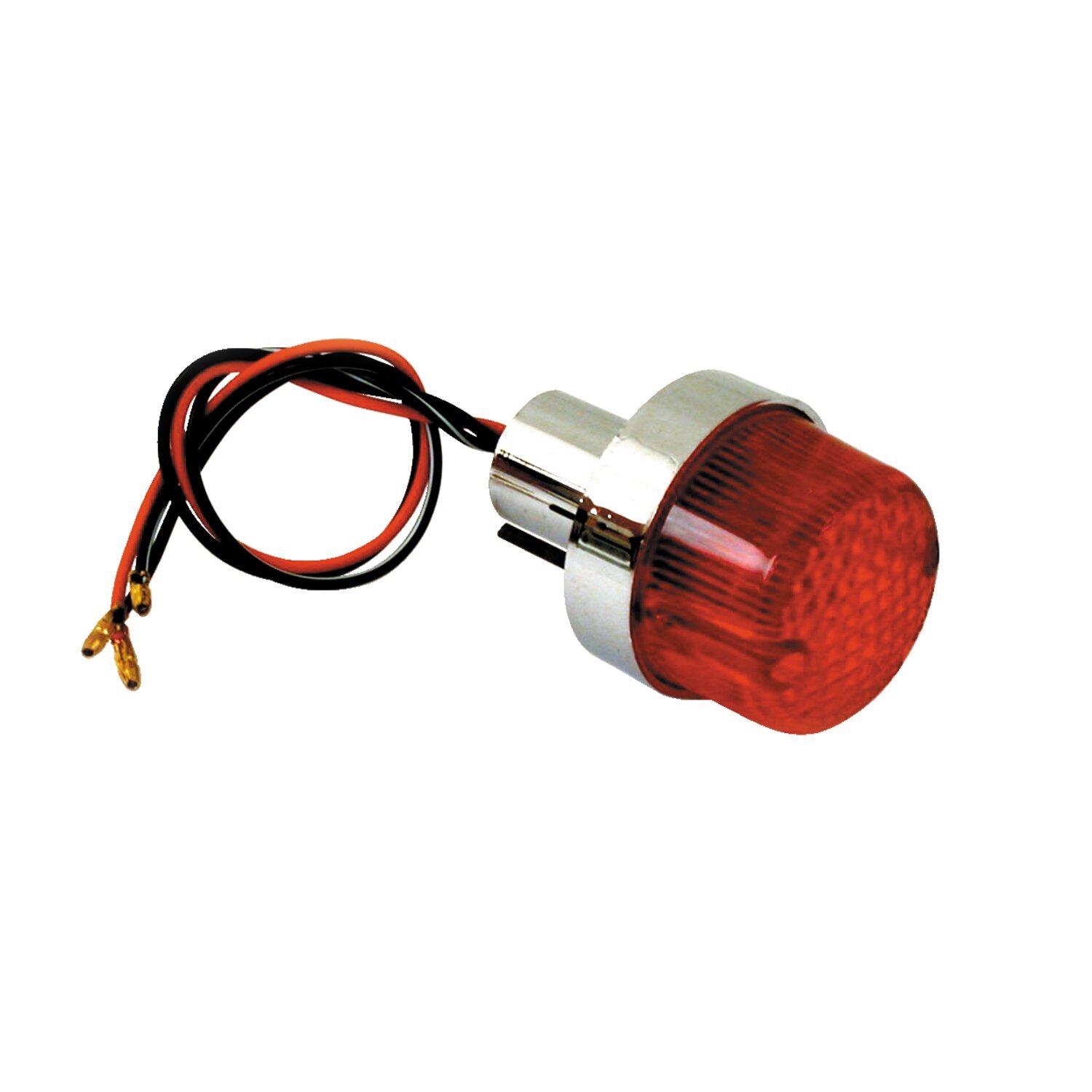 Retro taillight, Red, Chrome
