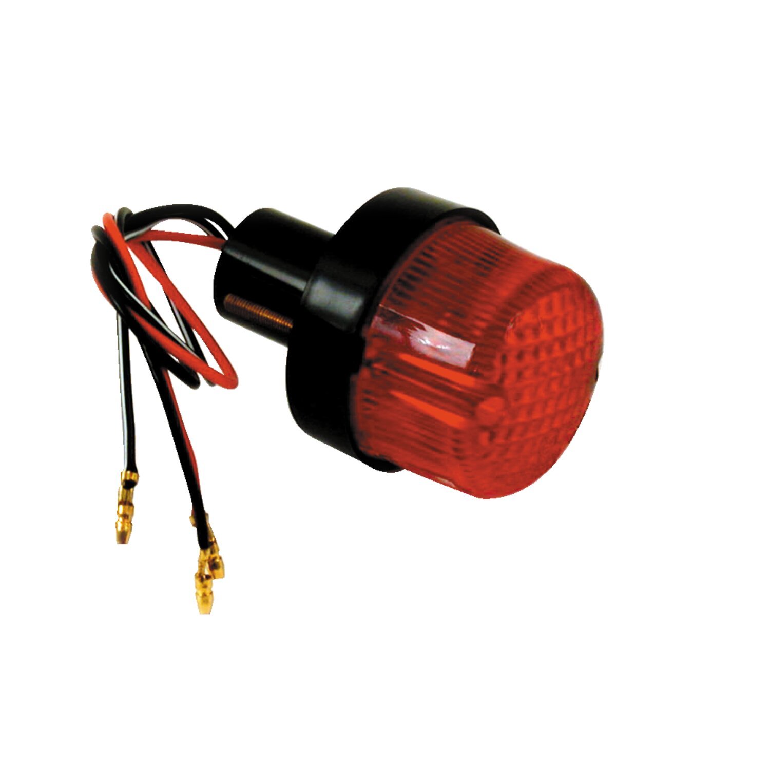 Retro taillight. no license plate, light Black, Black