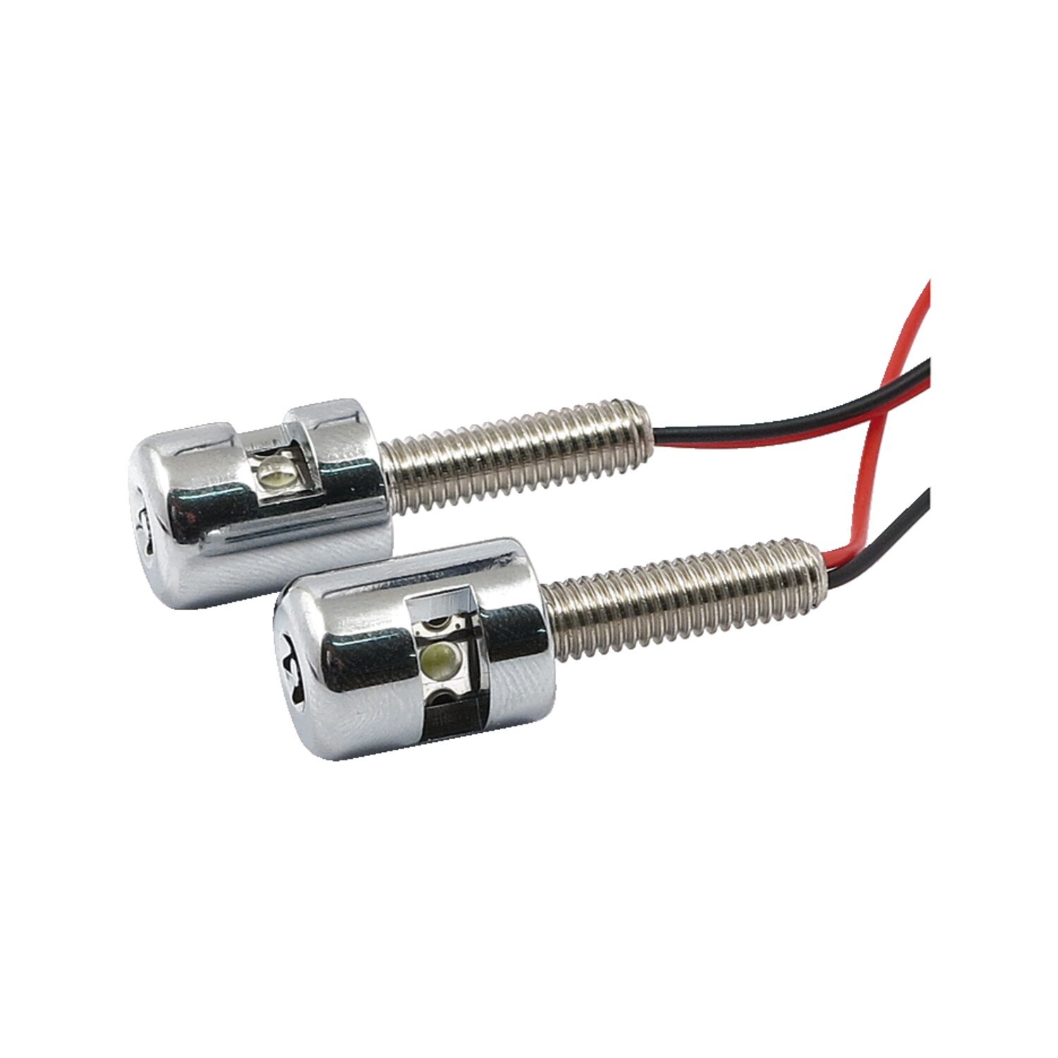 License plate light, LED, Chrome