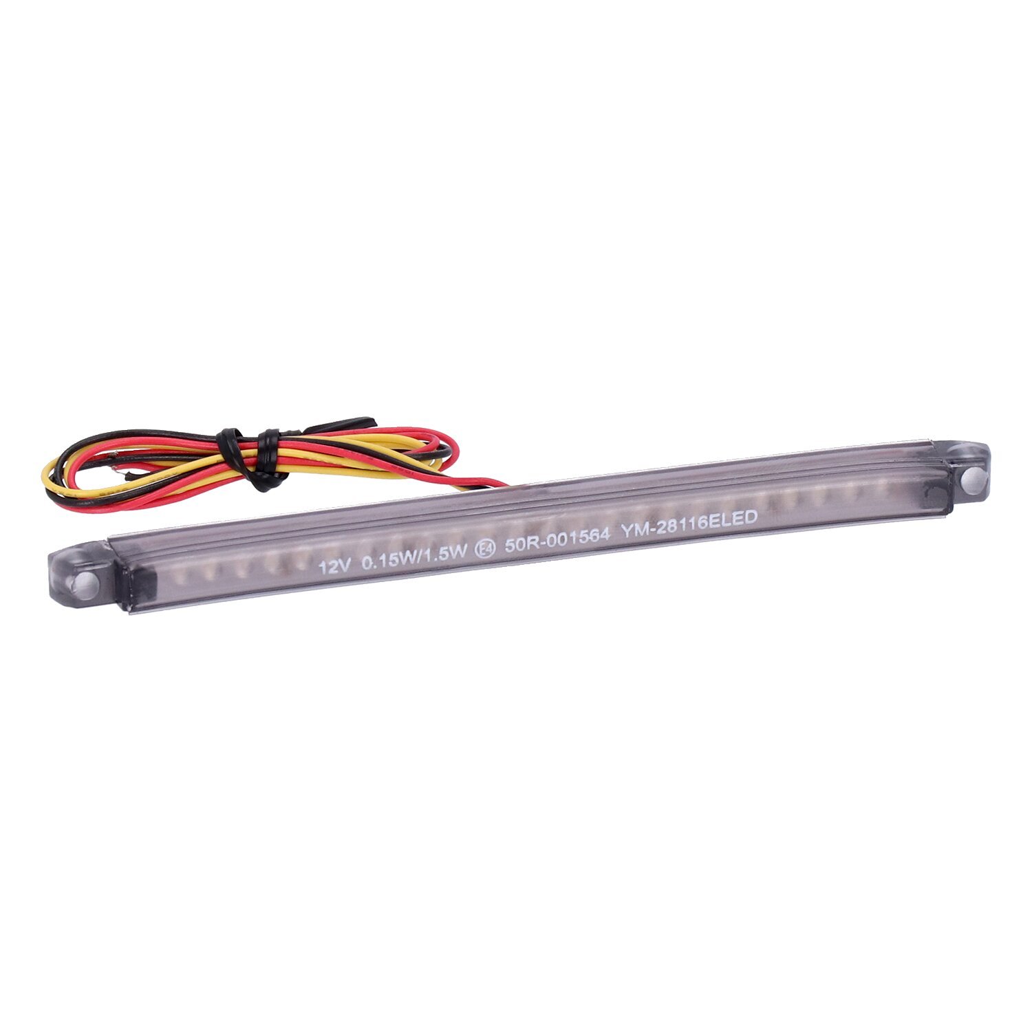 LED taillight string, smoke lens, Black