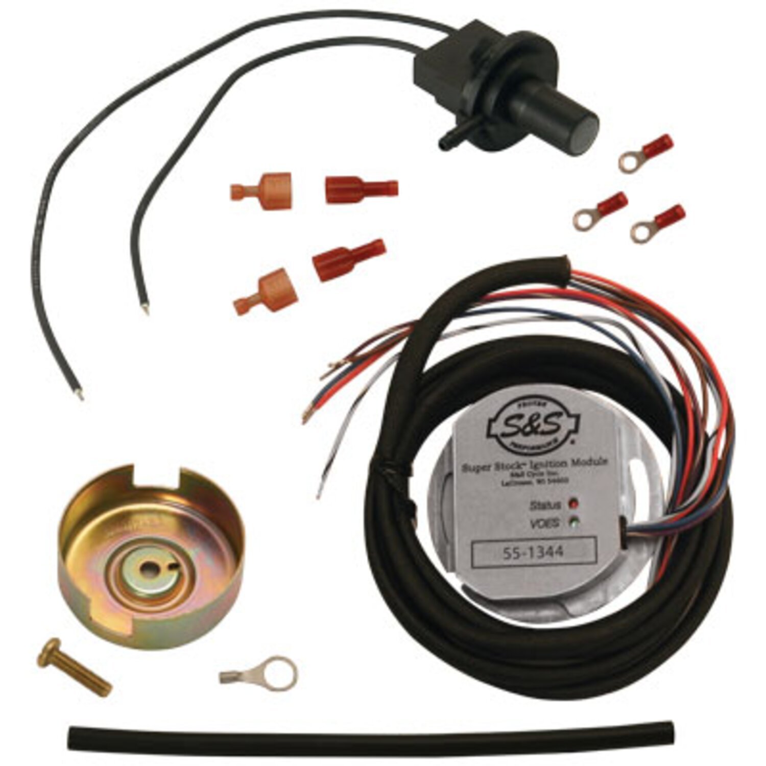 S&S, Super Stock single fire ignition kit. S&S 96" Evo