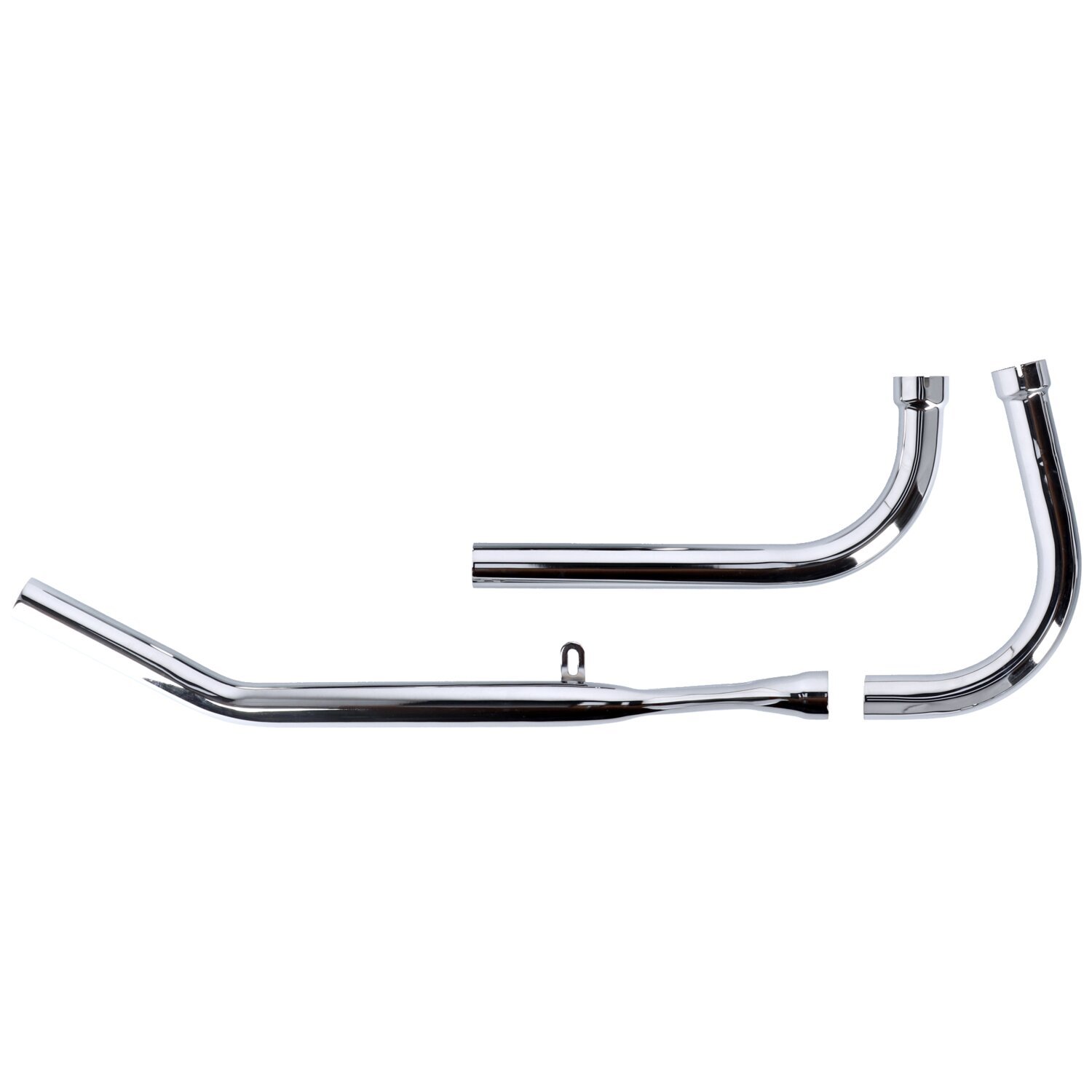 Paughco, Upswept head pipes. S-pipe - around oil tank