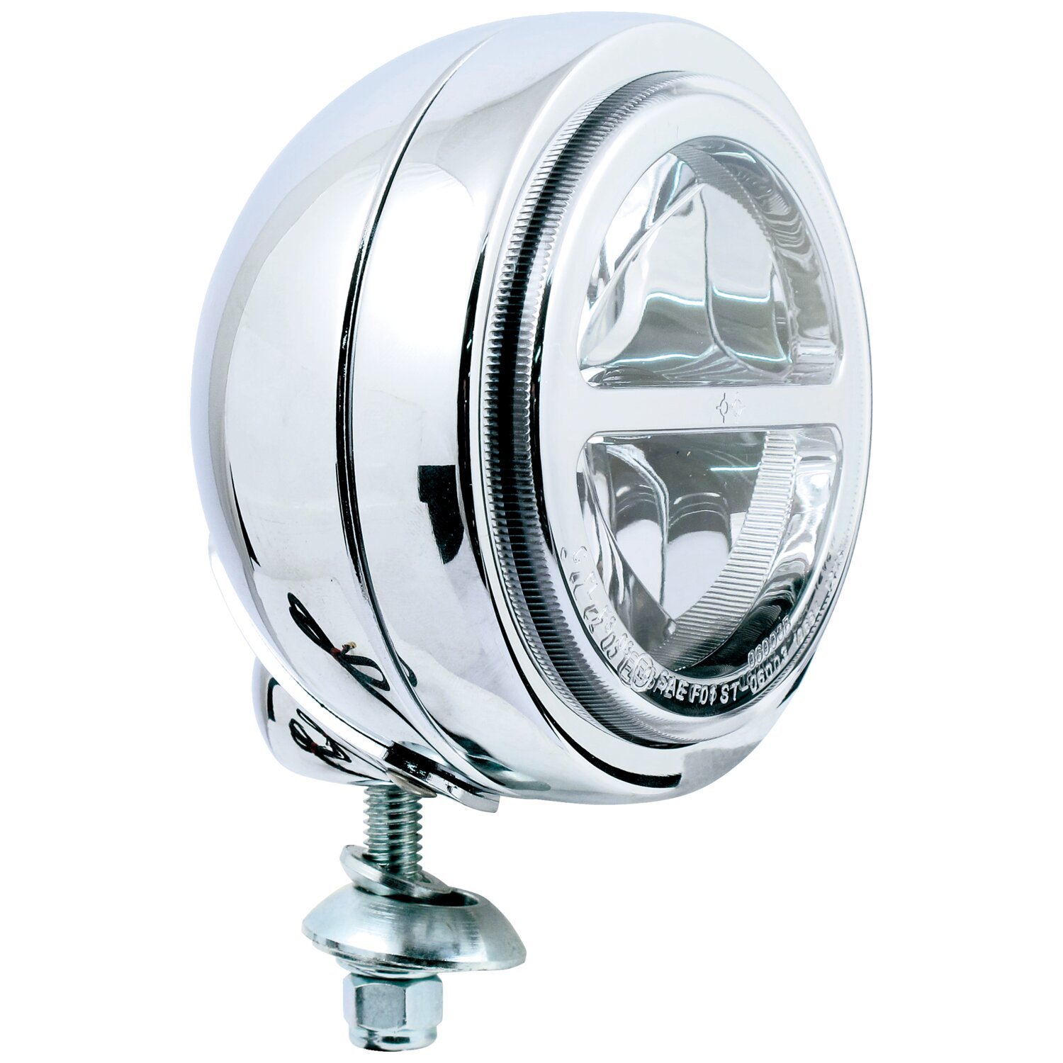 4-1/2" FL style LED spotlamp, Chrome
