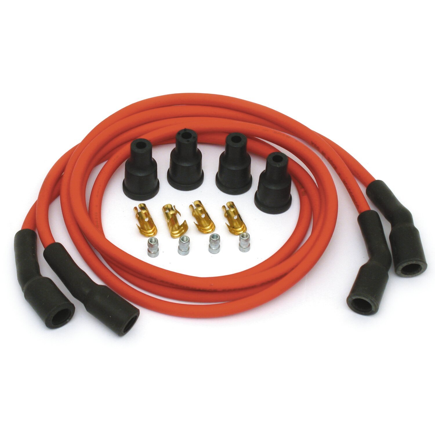 Dynatek, 7mm spark plug wire set, Red