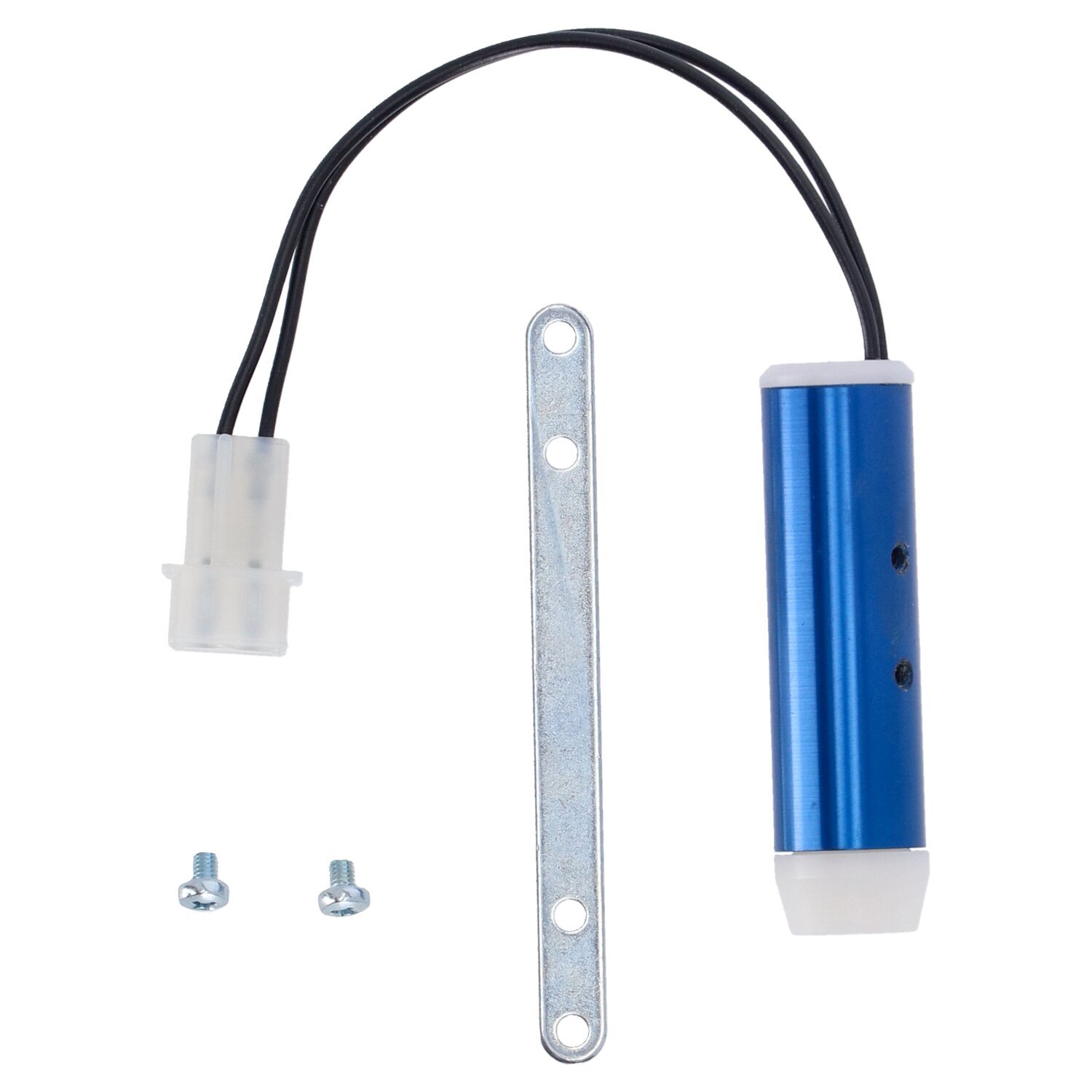 Dynatek, custom shift light. Blue anodized