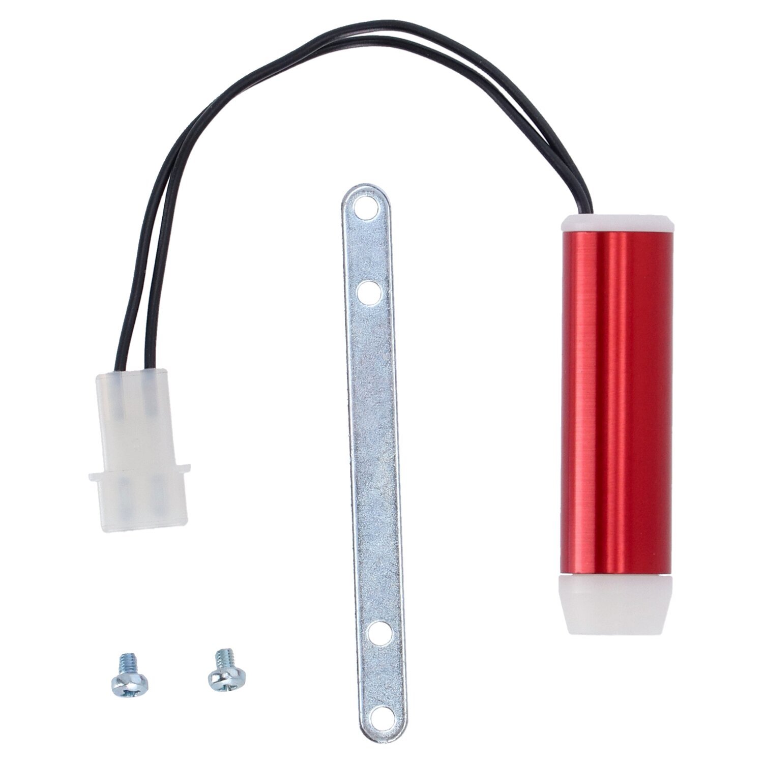 Dynatek, custom shift light. Red anodized, Polished