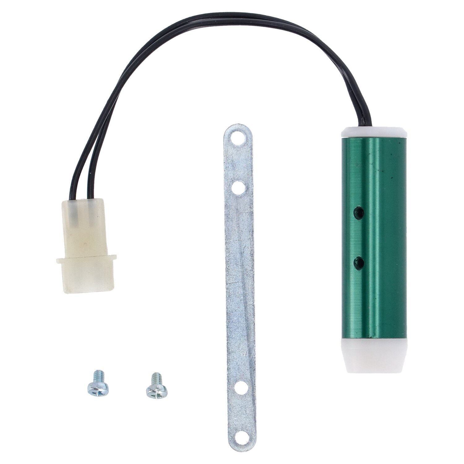 Dynatek, custom shift light. Green anodized, Satin