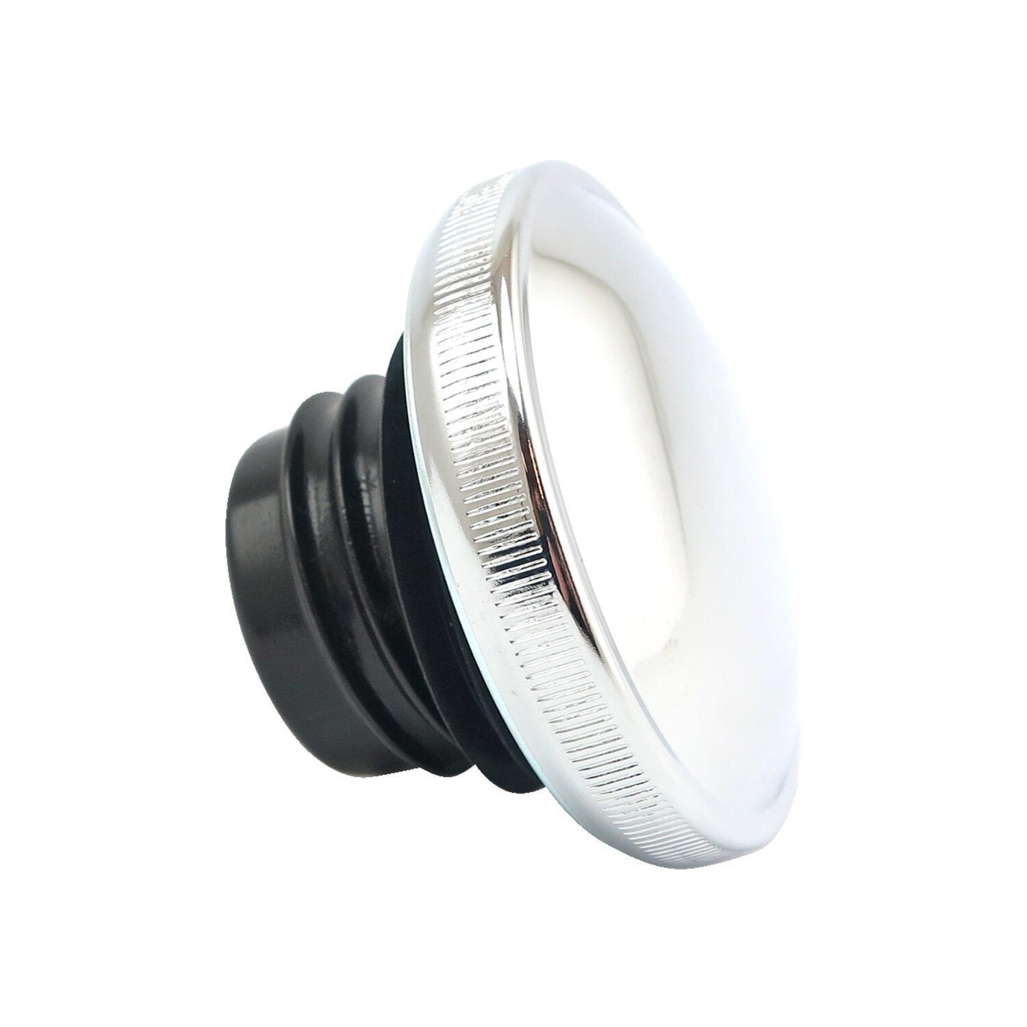 Gas cap, screw-in, Chrome