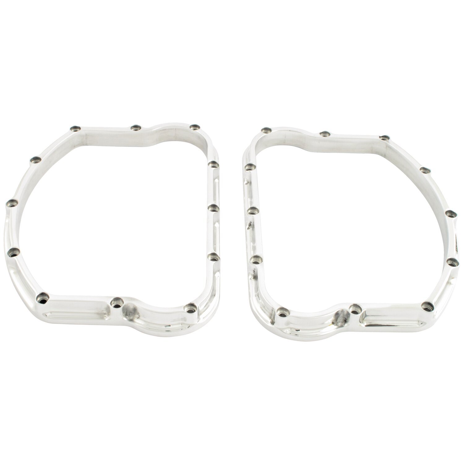 Paughco, Panhead 'Sculpted' d-rings, Silver, Polished