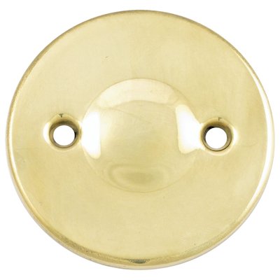 Solid brass, polished, dimple style, used with tin primary