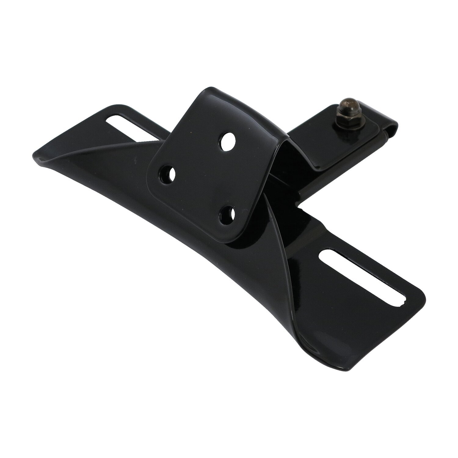 License plate bracket OEM style, 3-hole, Black