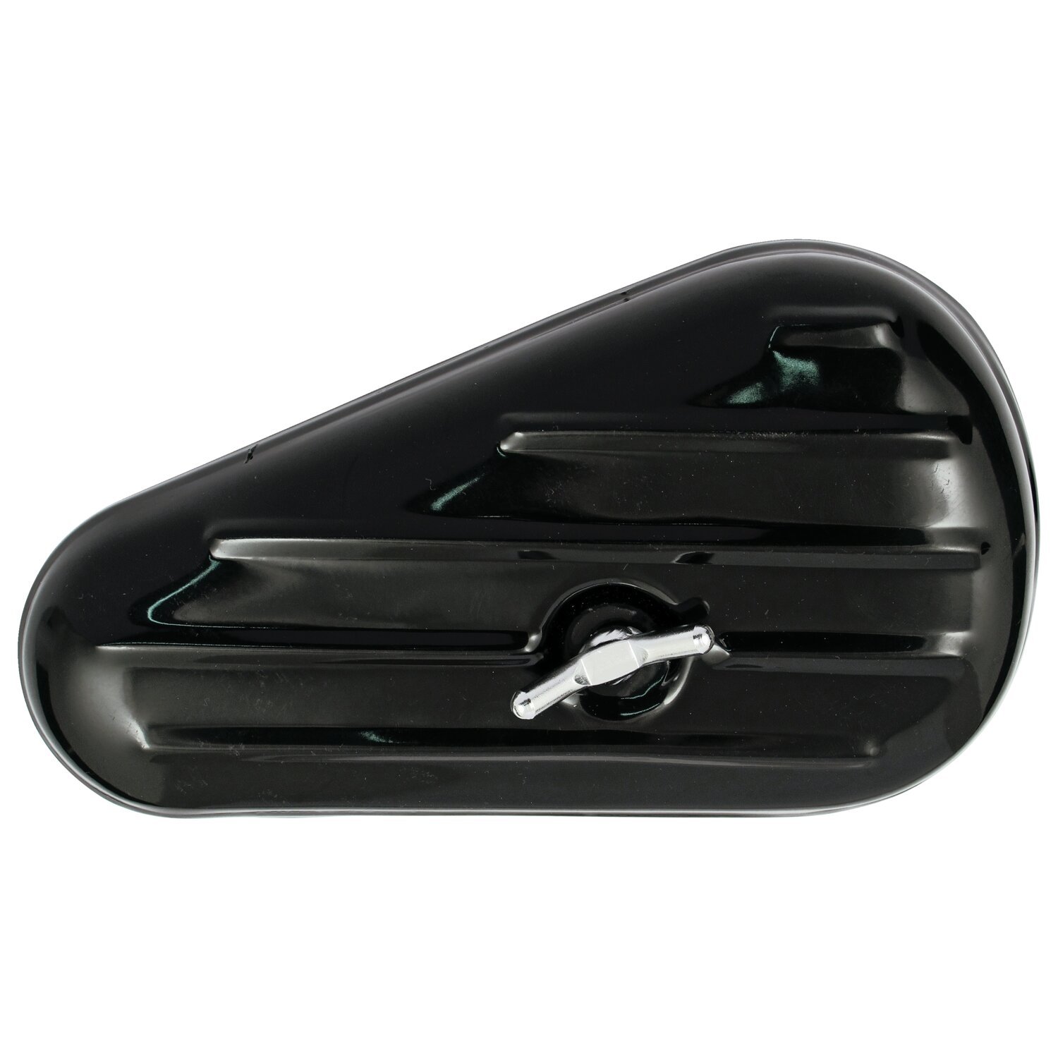 Paughco, early style tool box ribbed, Black