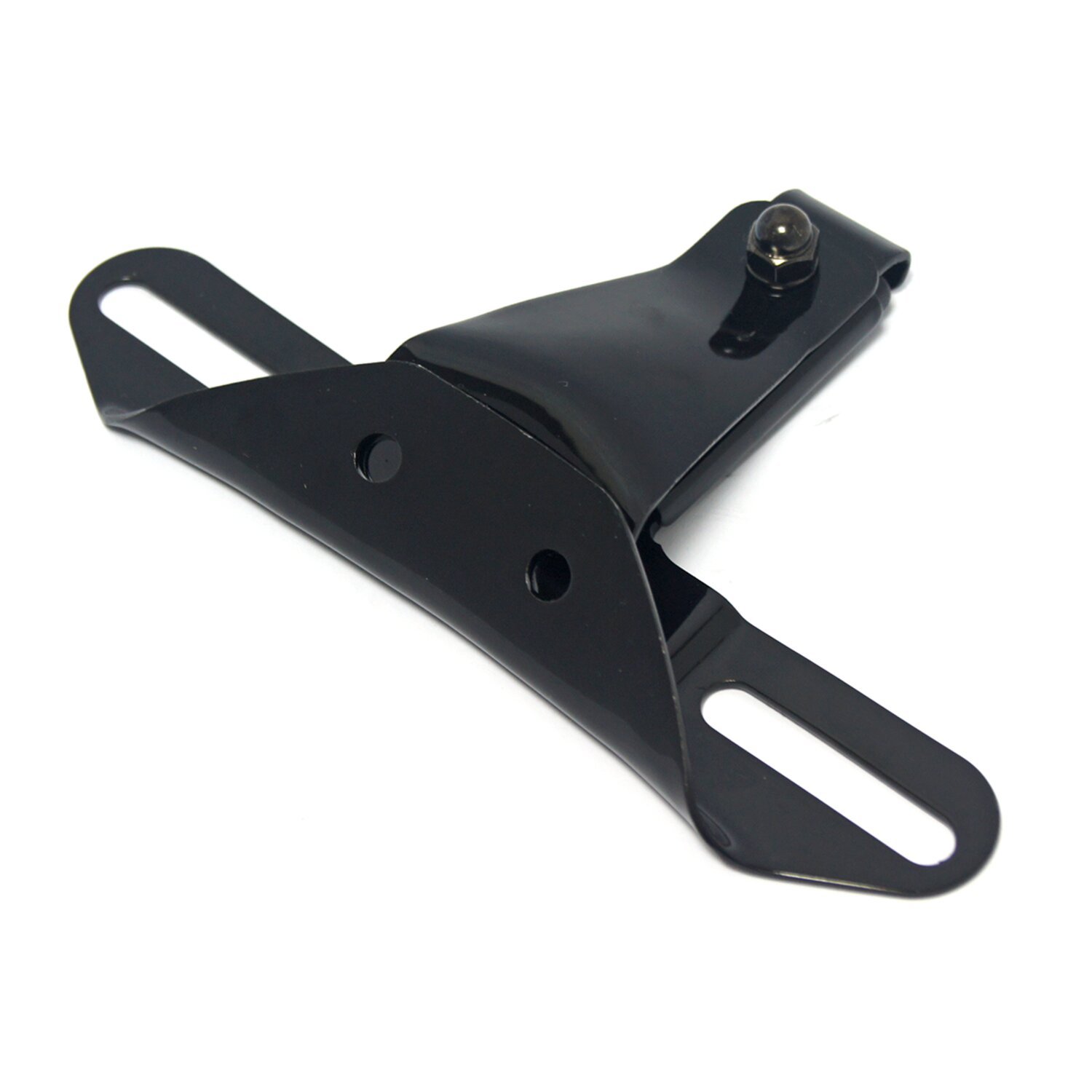 License plate bracket OEM style, 2-hole, Black