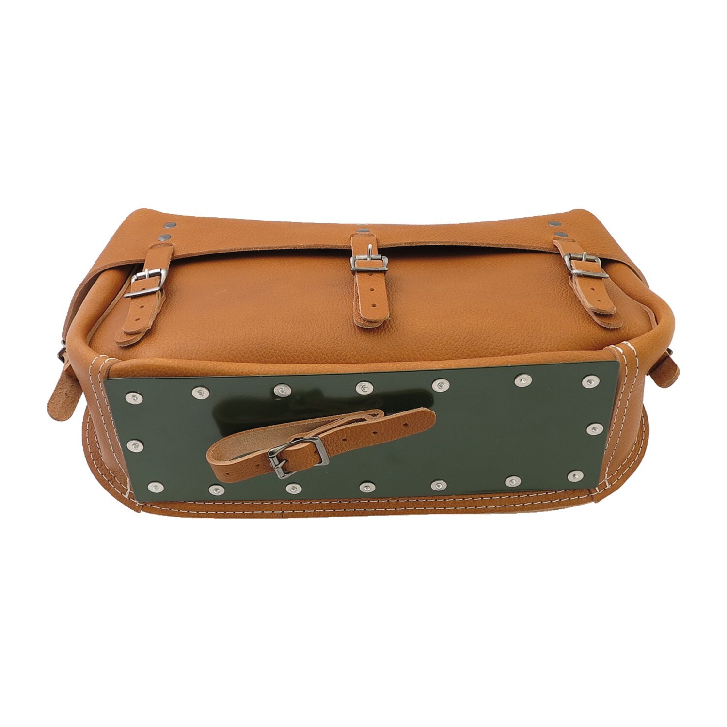 1942 XA leather saddlebag set