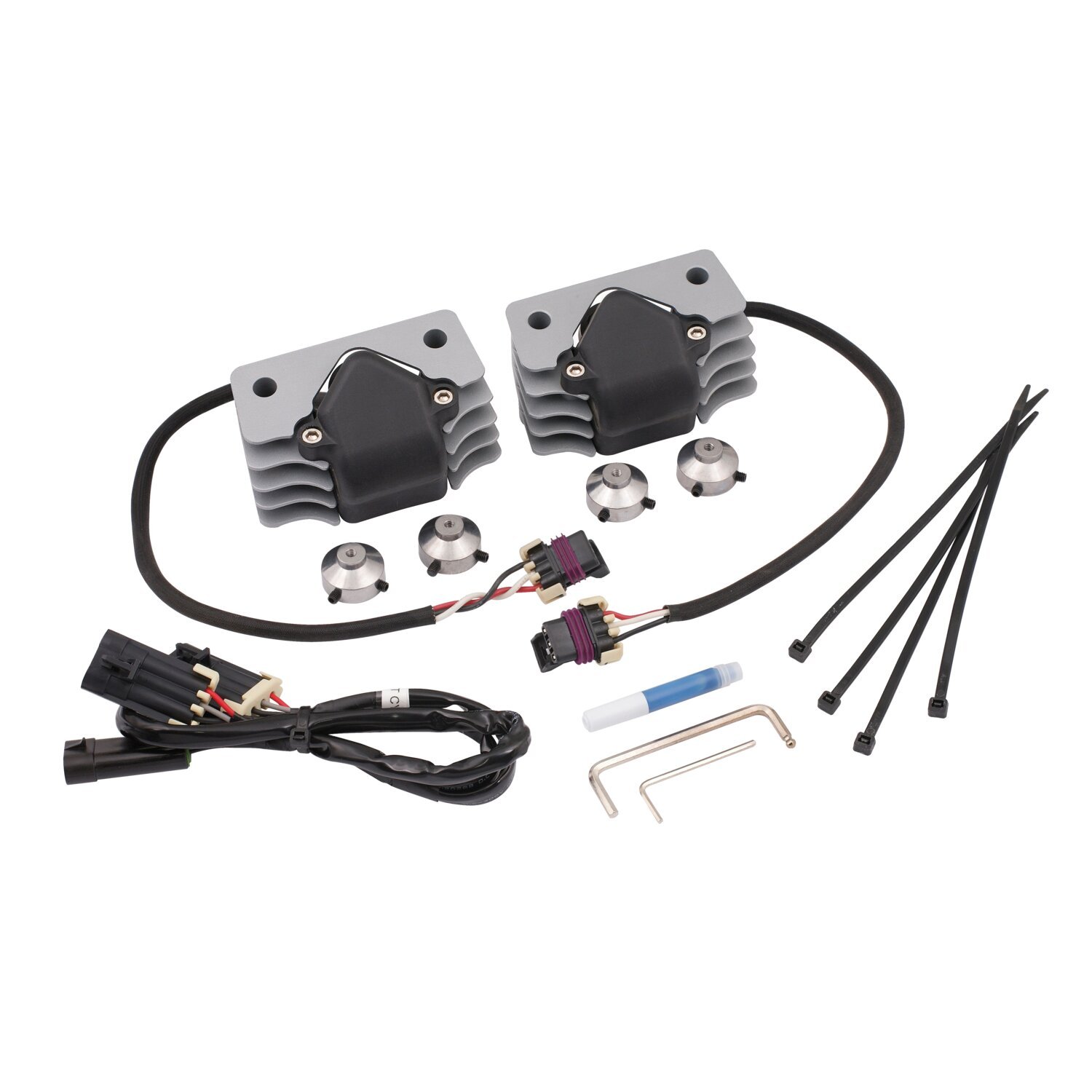 Accel Stealth Cop super coil kit. Plain, Black
