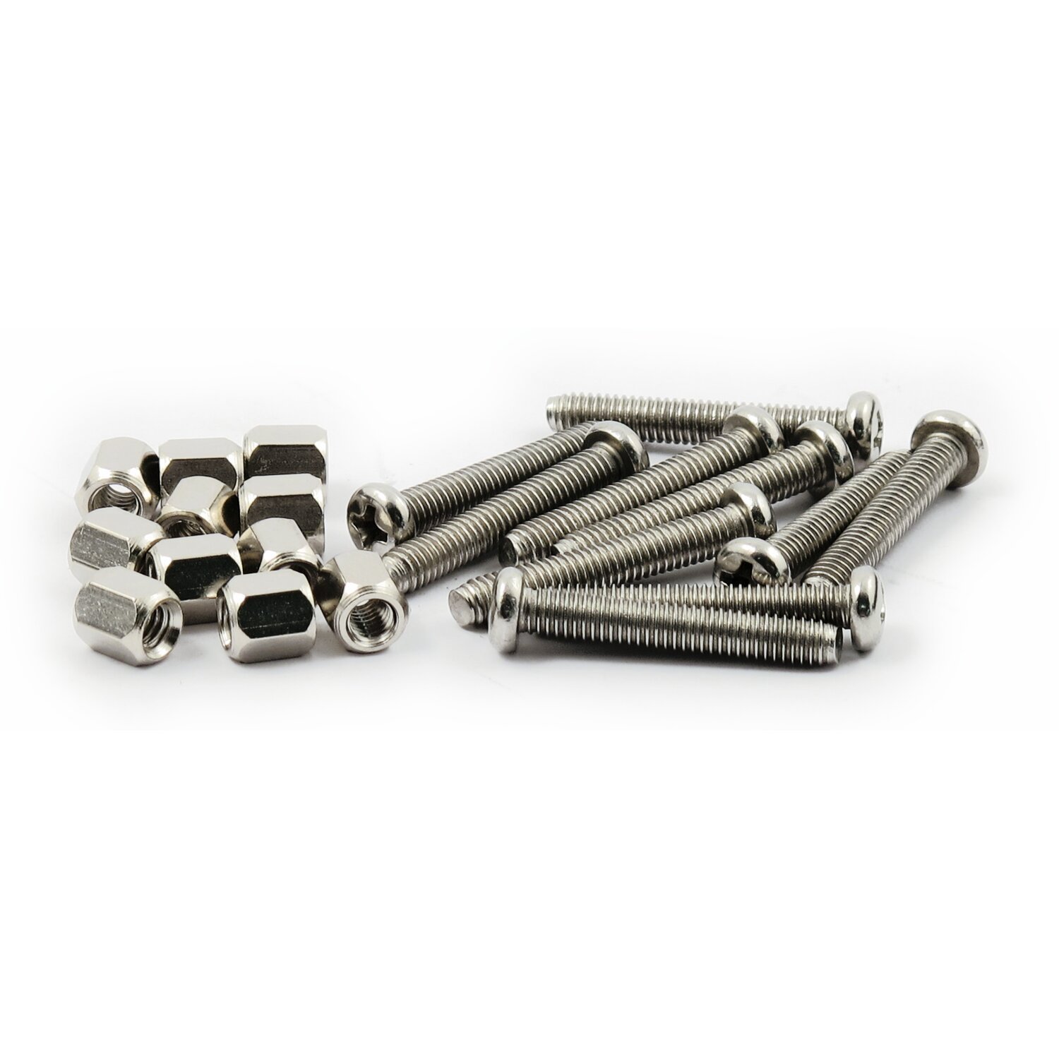 Trim ring screw kit, for Bates style headlamps, Chrome