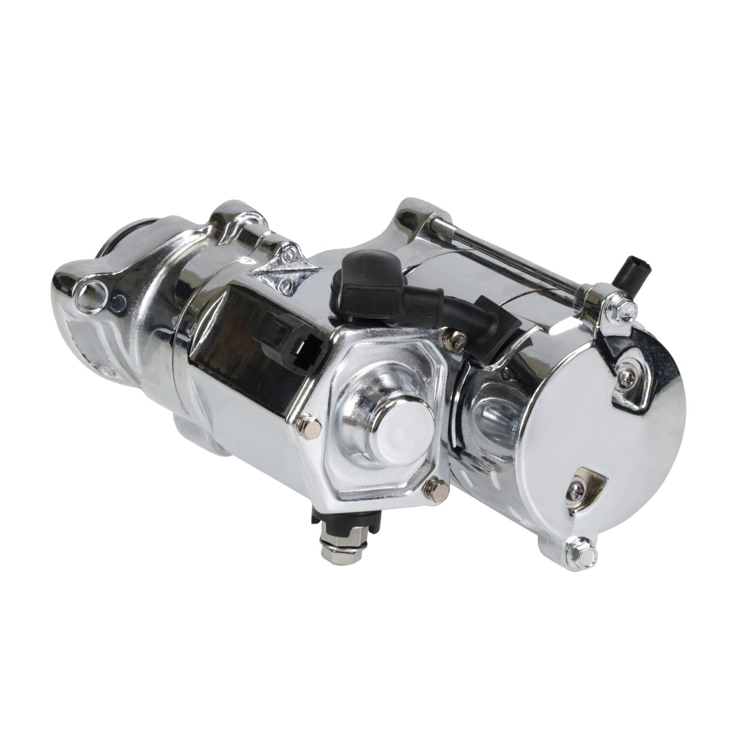 WAI, 1.4kW. starter motor, Silver, Chrome