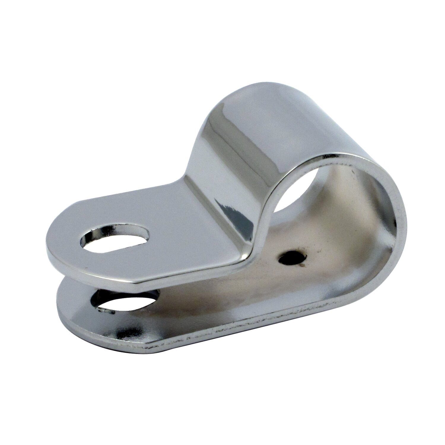 Spotlamp / passing lamp mounting clamp, Chrome